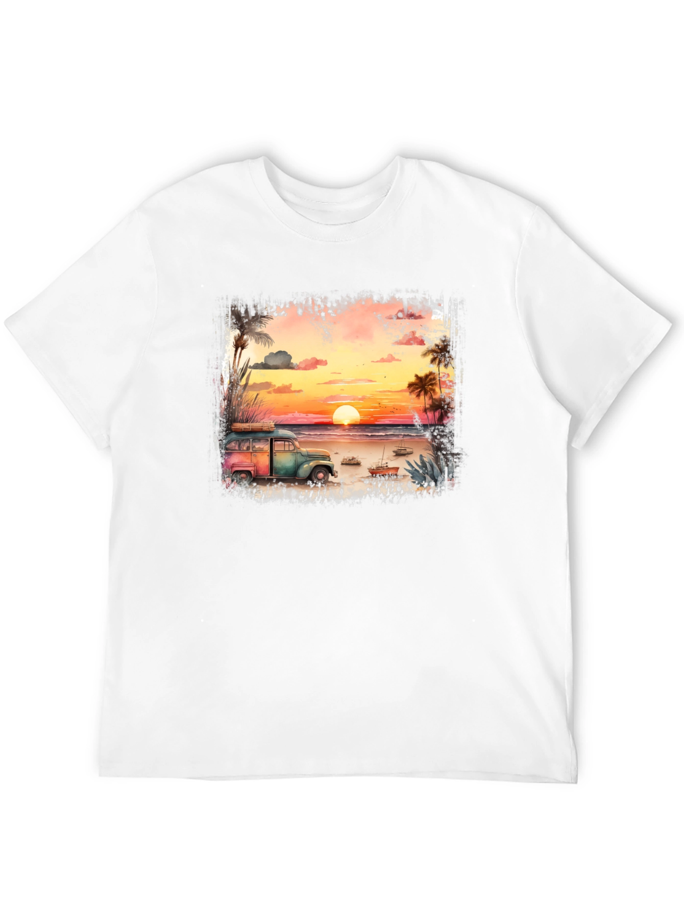 Beach Sunset Graphic Tee