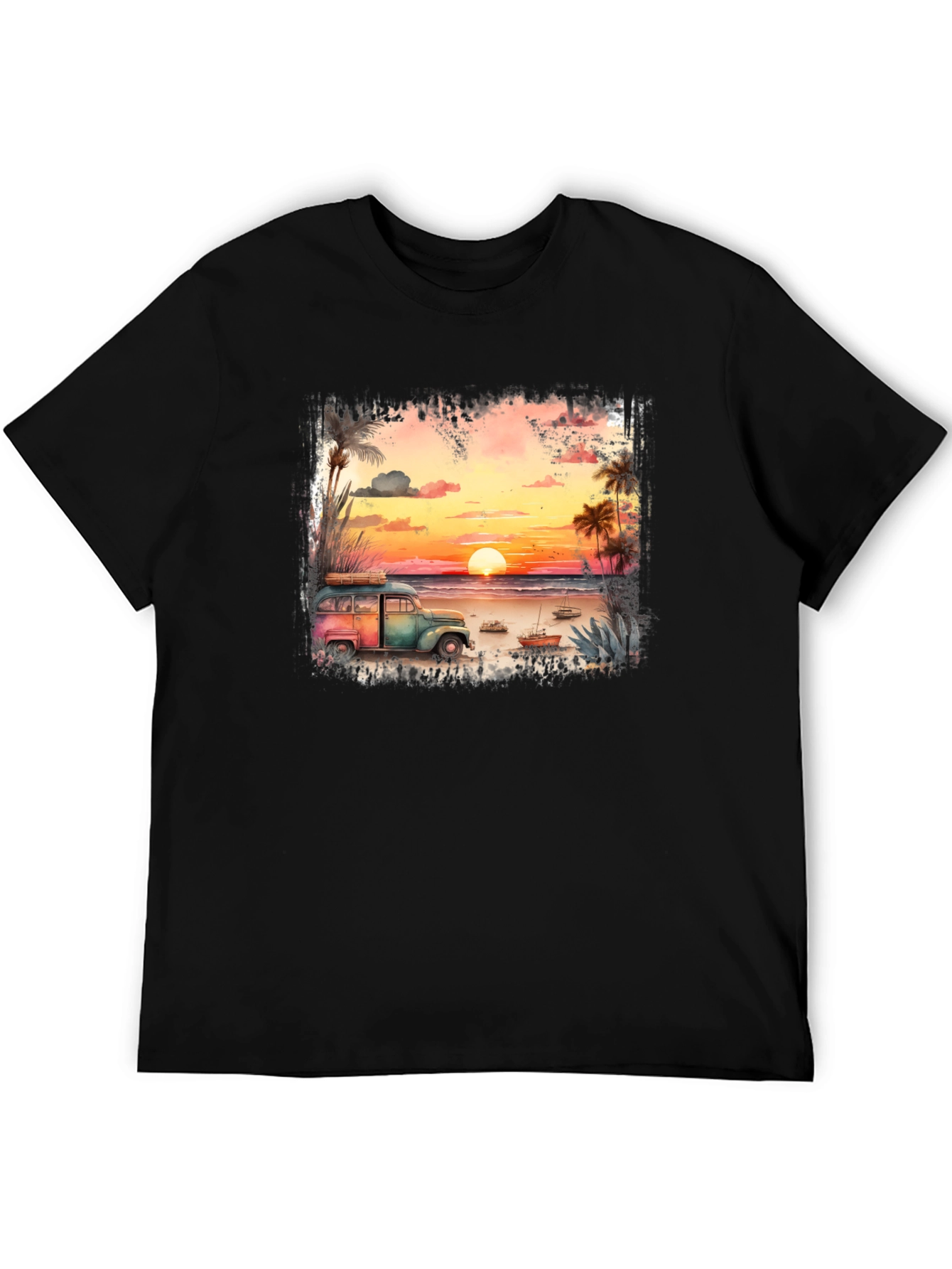Beach Sunset Graphic Tee
