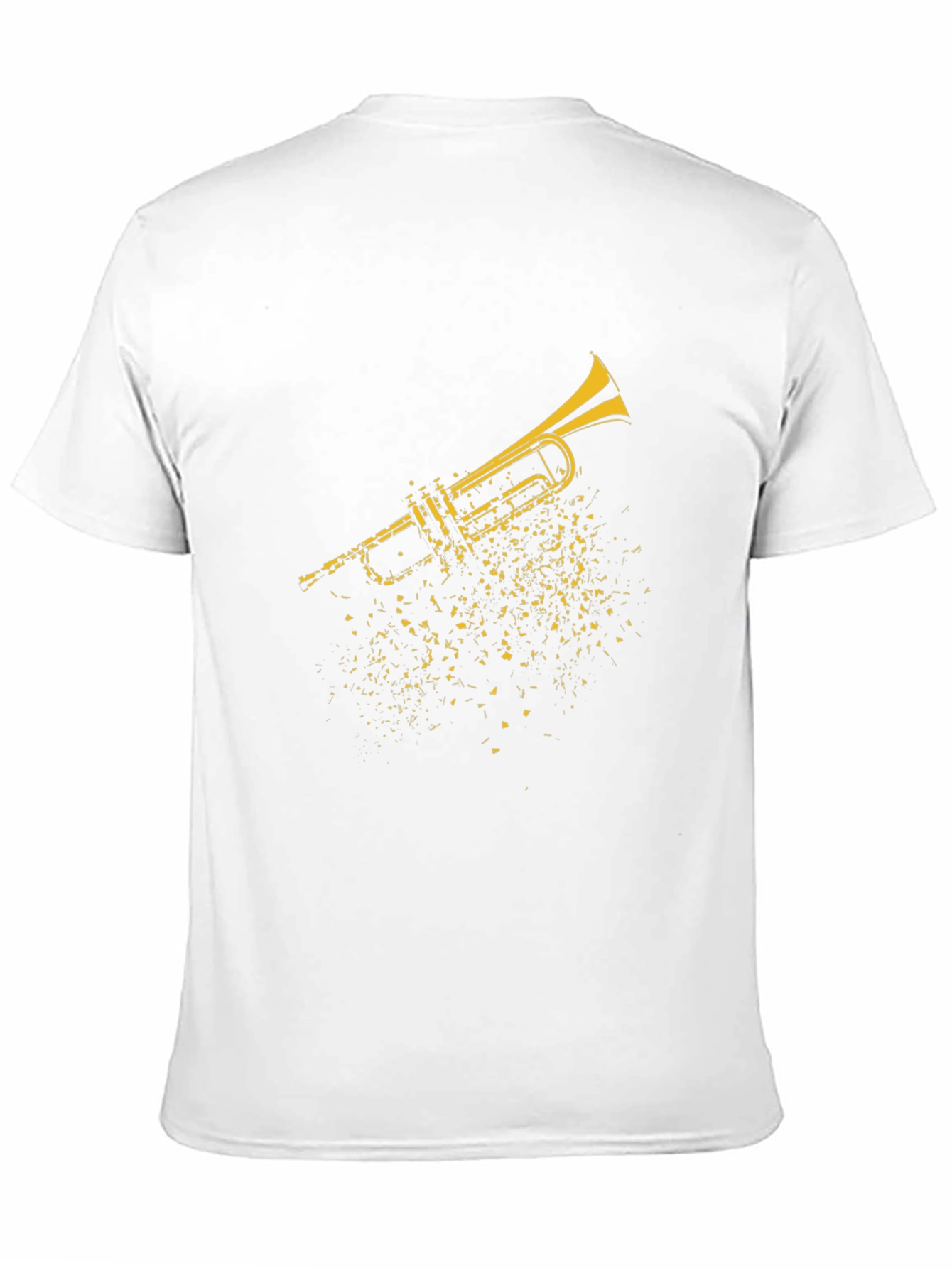 Trumpet Graphic Black T-Shirt - Music Lover Tee