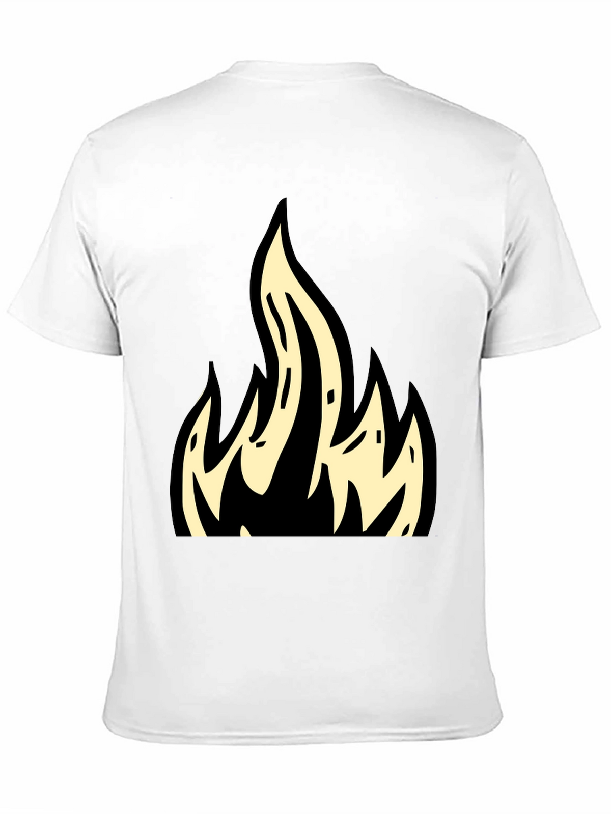 Flame Graphic Black T-Shirt - Bold & Stylish