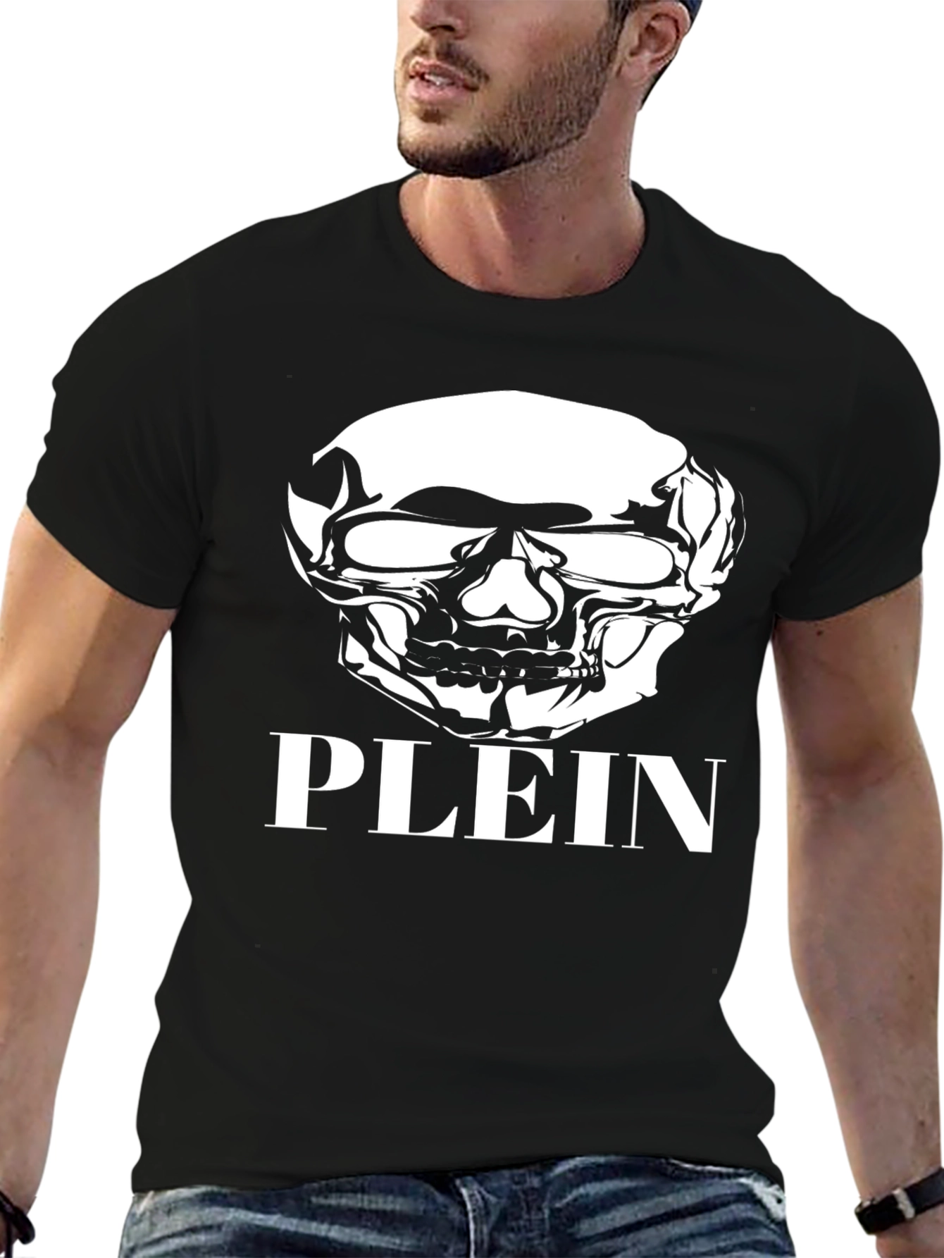 Black Plein Skull T-Shirt