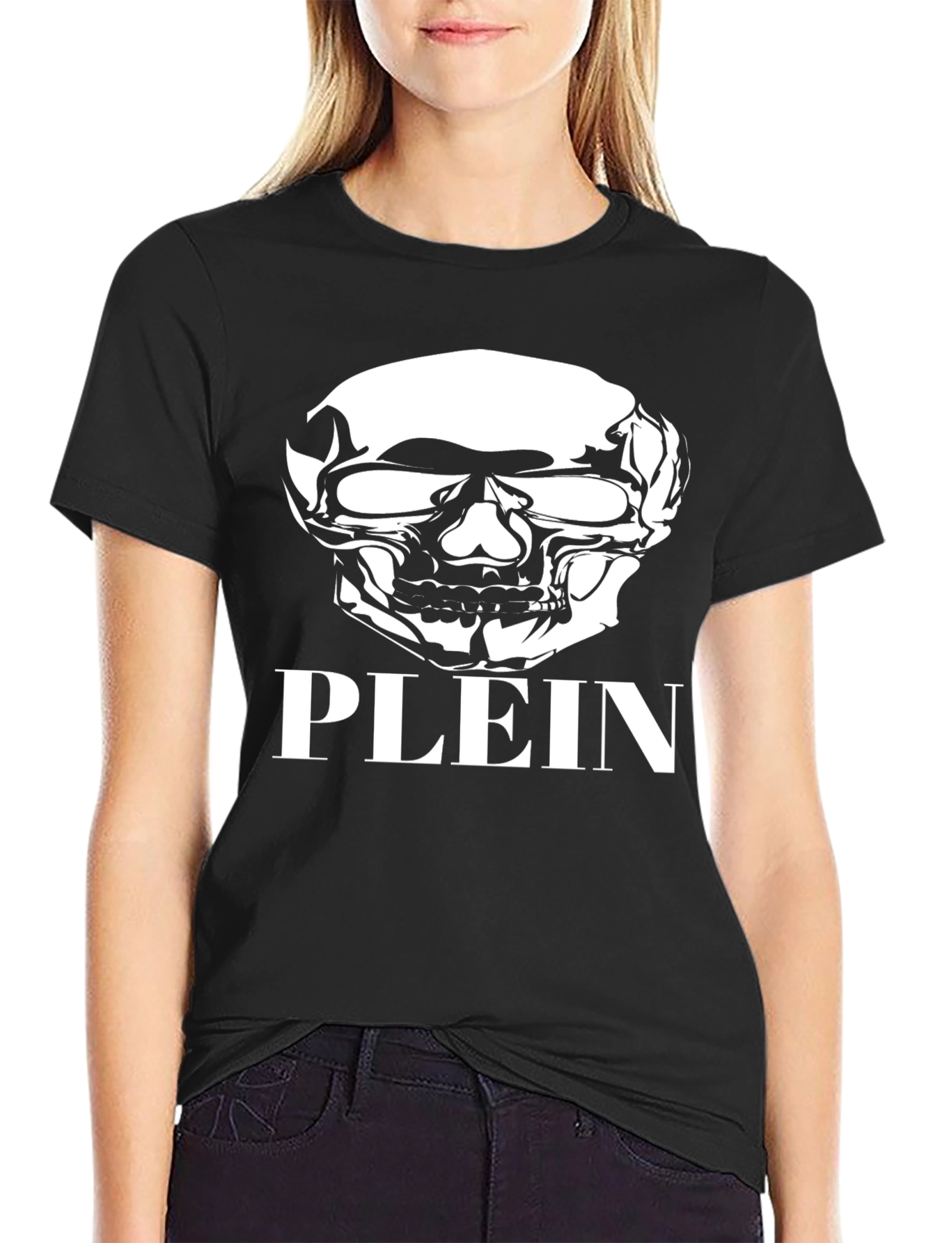 Black Plein Skull T-Shirt