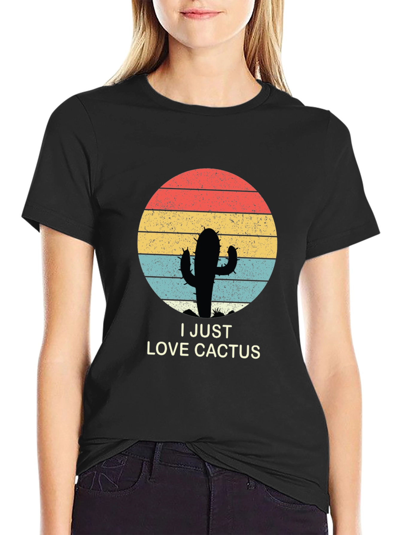 Retro Cactus Lover Graphic Tee
