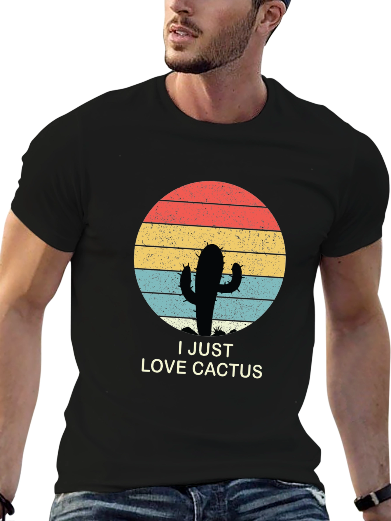 Retro Cactus Lover Graphic Tee