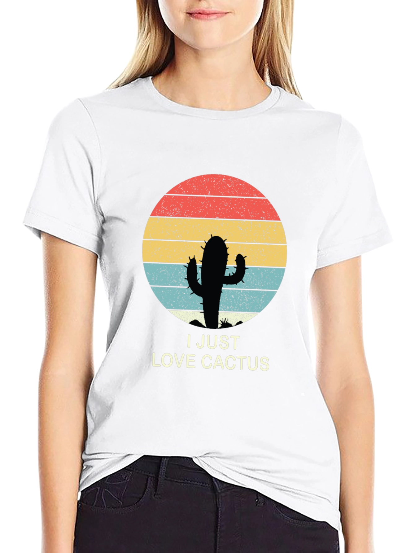 Retro Cactus Lover Graphic Tee