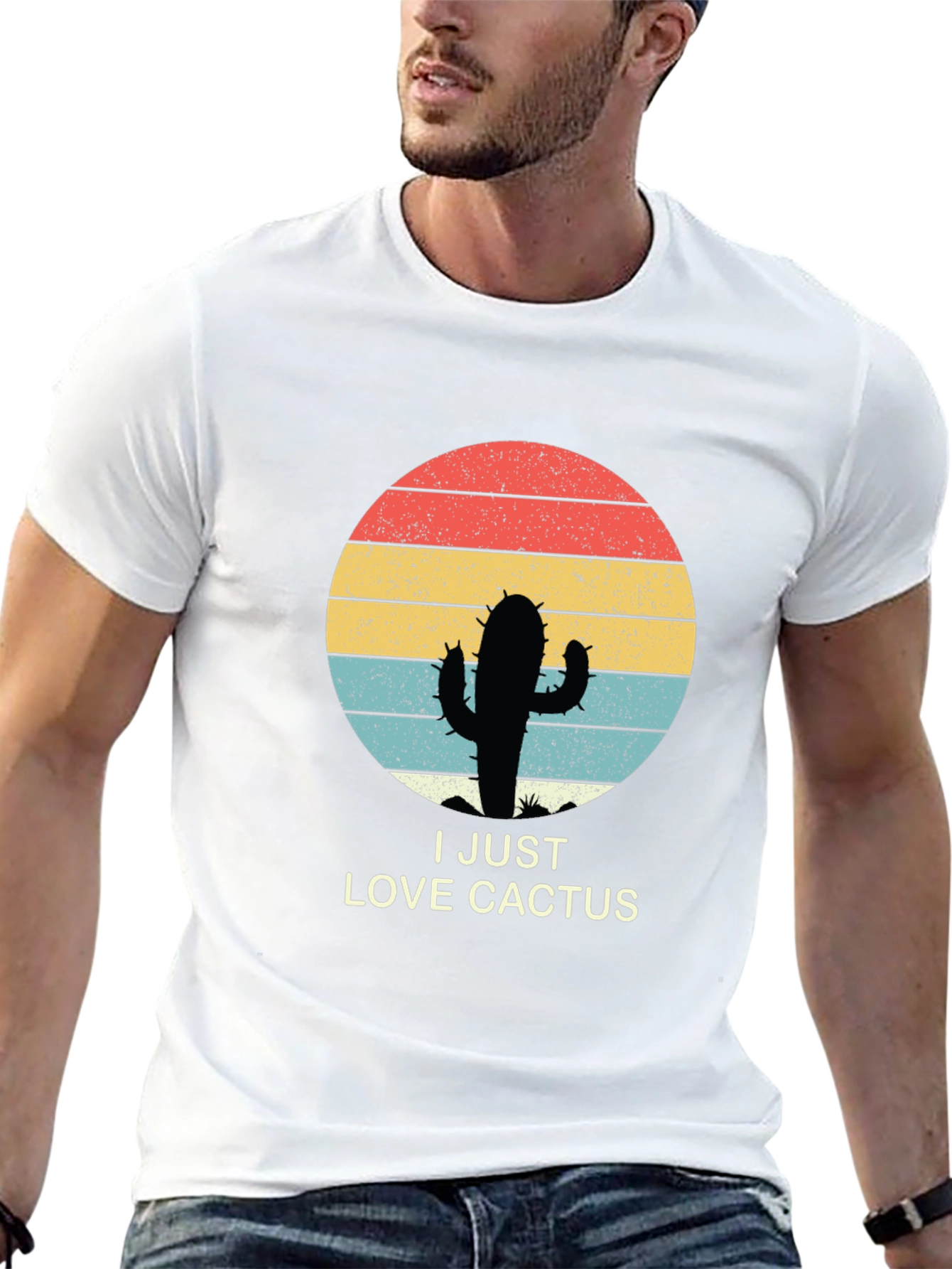 Retro Cactus Lover Graphic Tee