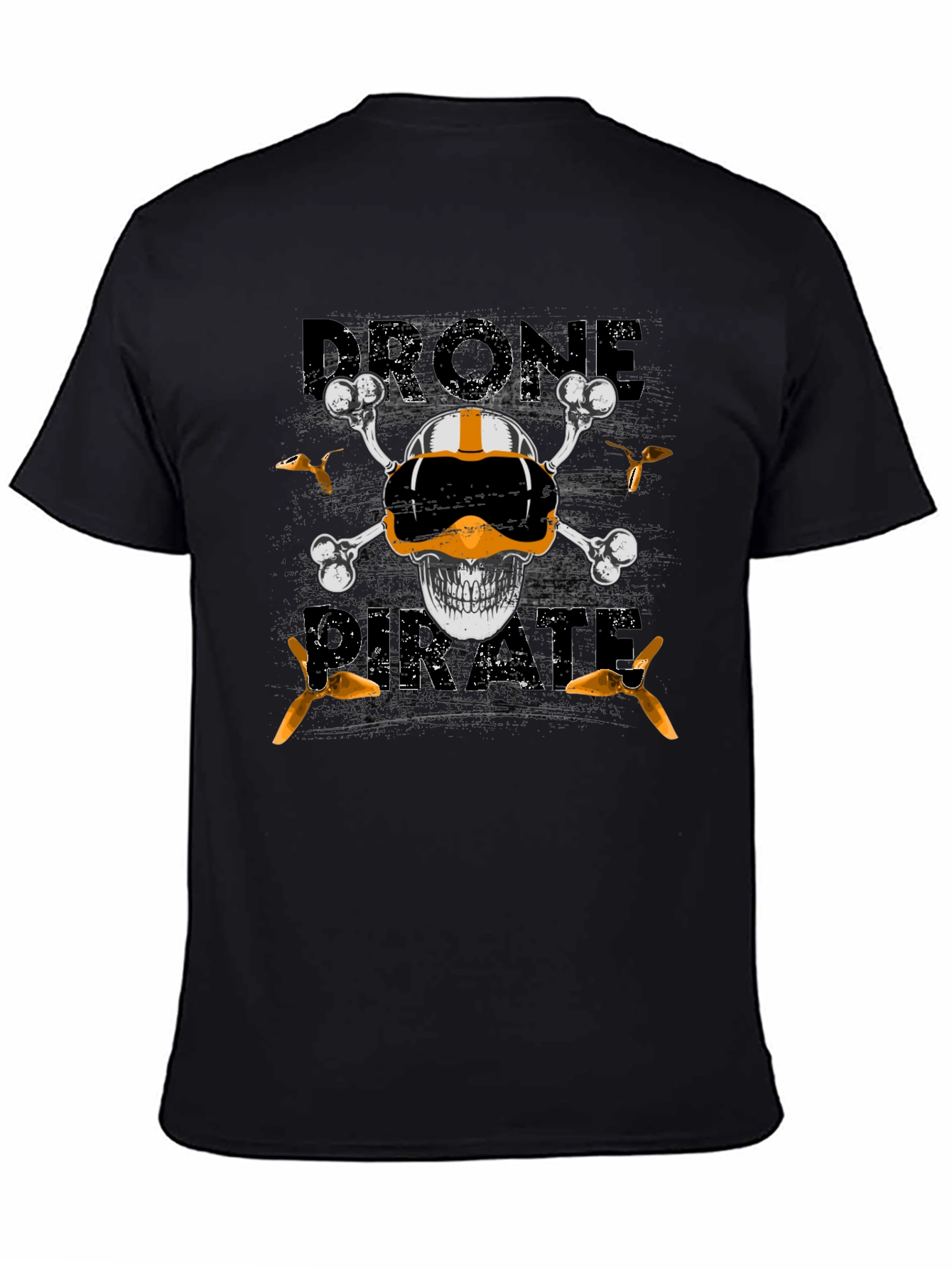 Drone Pirate Skull T-Shirt