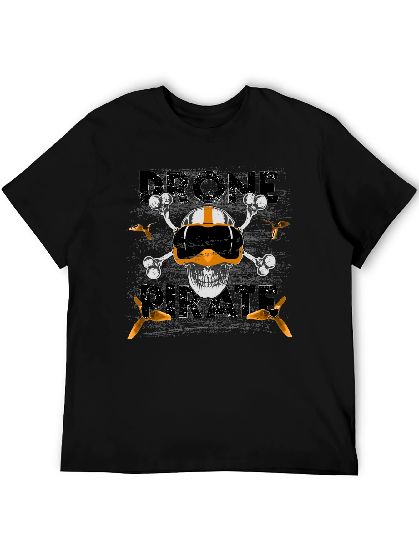 Drone Pirate Skull T-Shirt