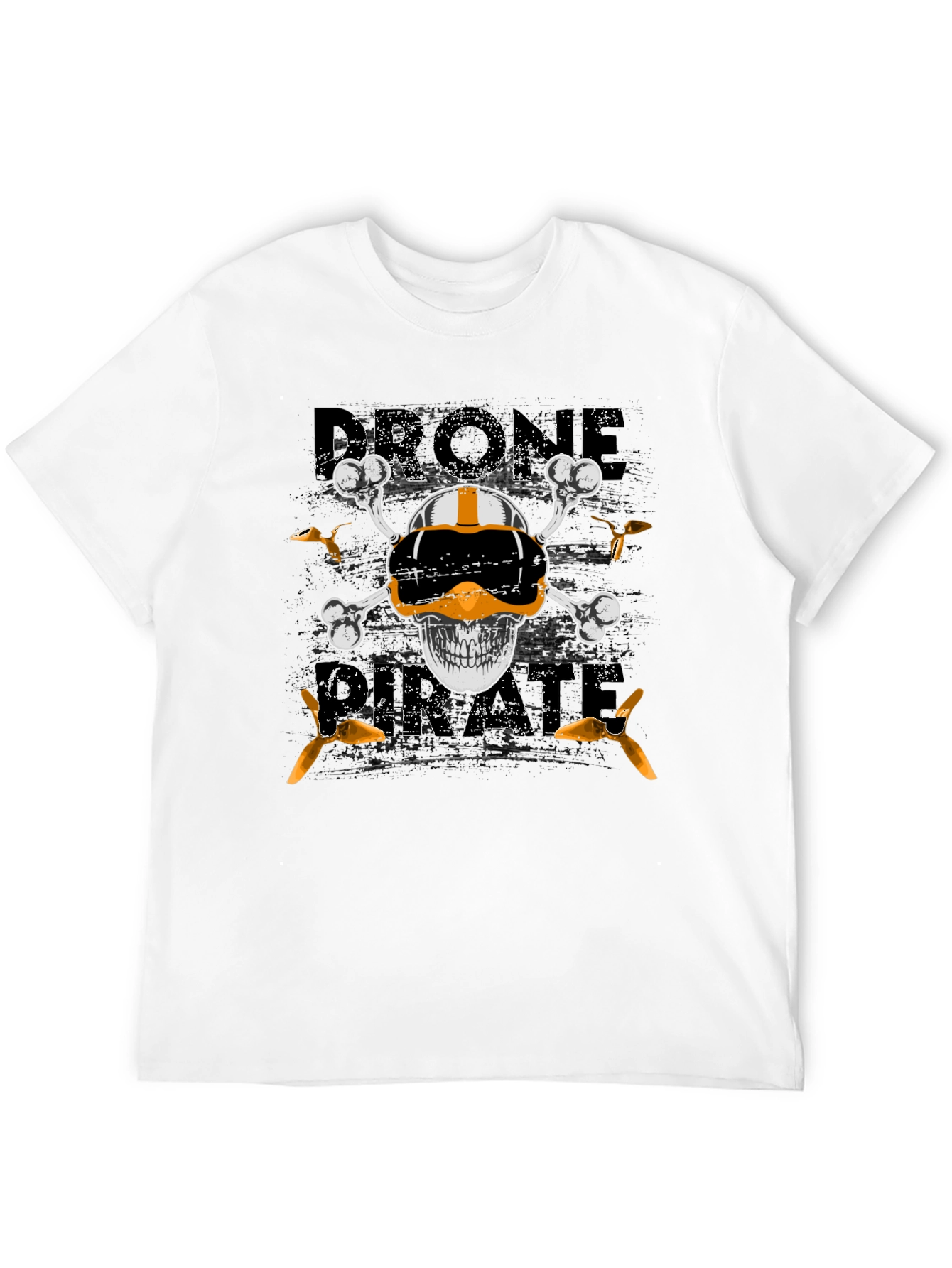 Drone Pirate Skull T-Shirt