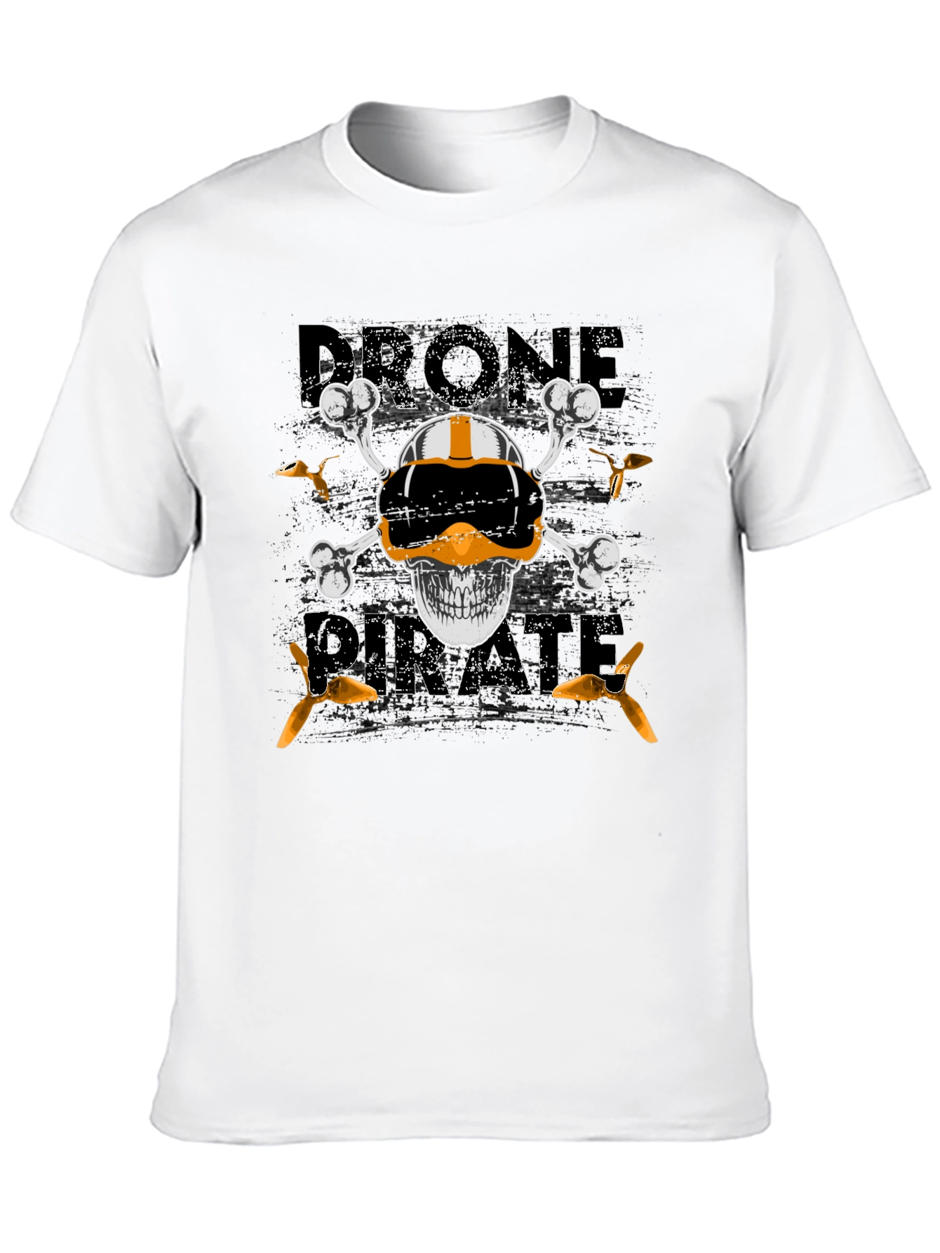 Drone Pirate Skull T-Shirt