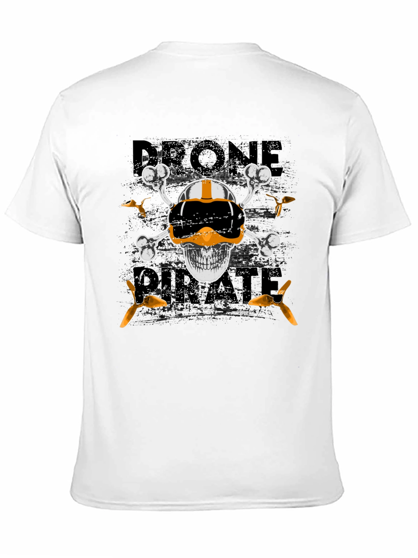 Drone Pirate Skull T-Shirt