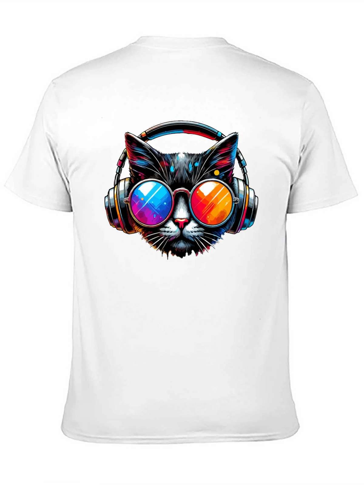 Cool Cat T-Shirt - Headphones & Sunglasses