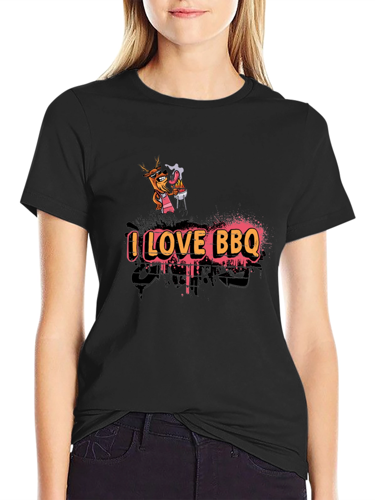 I Love BBQ Graphic Tee