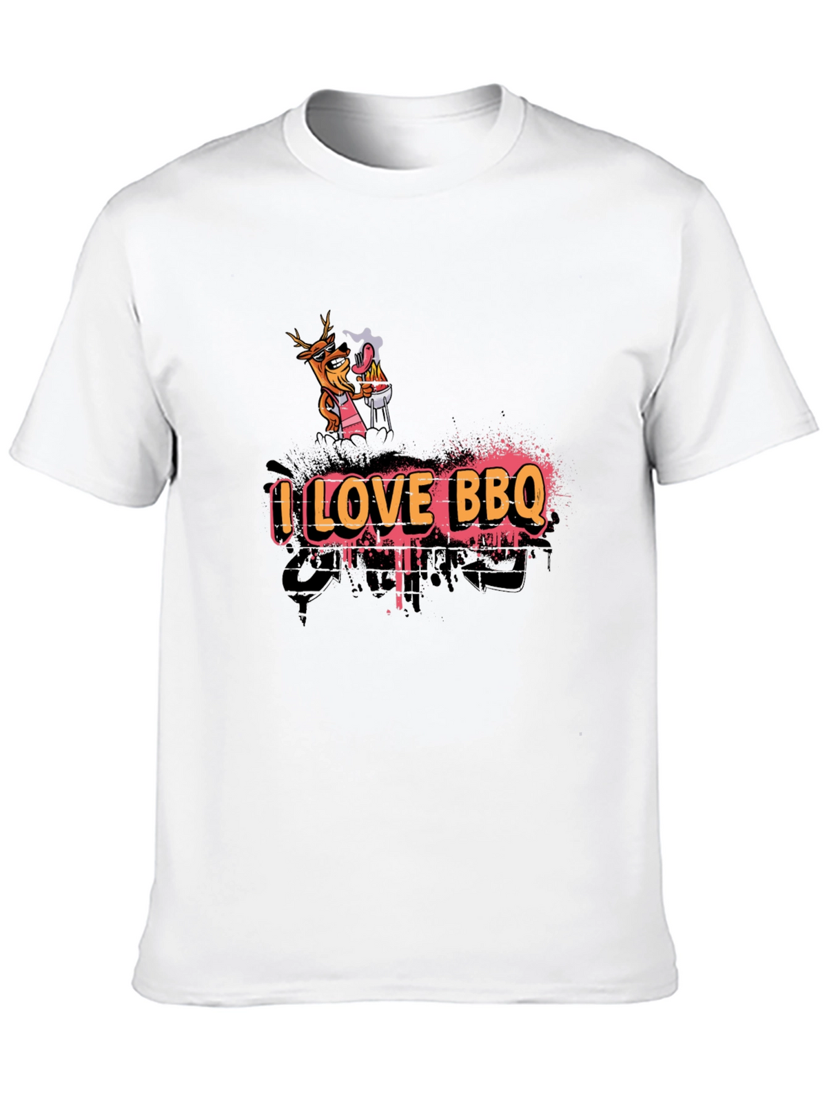 I Love BBQ Graphic Tee