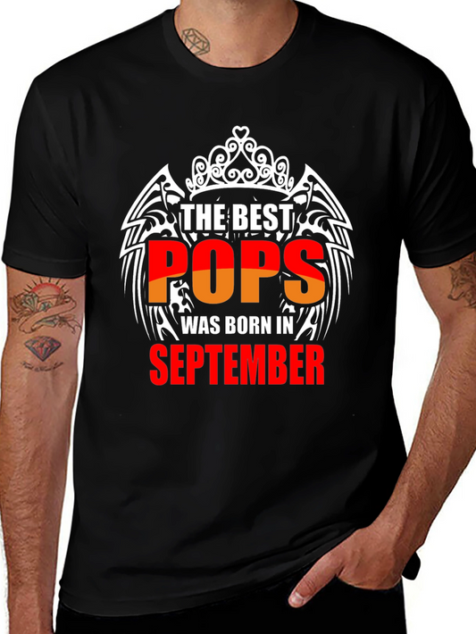 The Best Pops Born in September T-Shirt