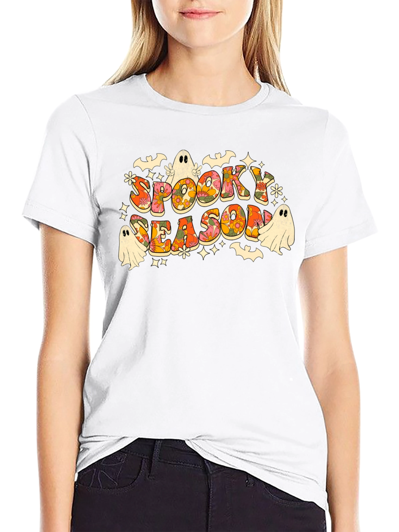 Spooky Season Retro Halloween Graphic T-Shirt