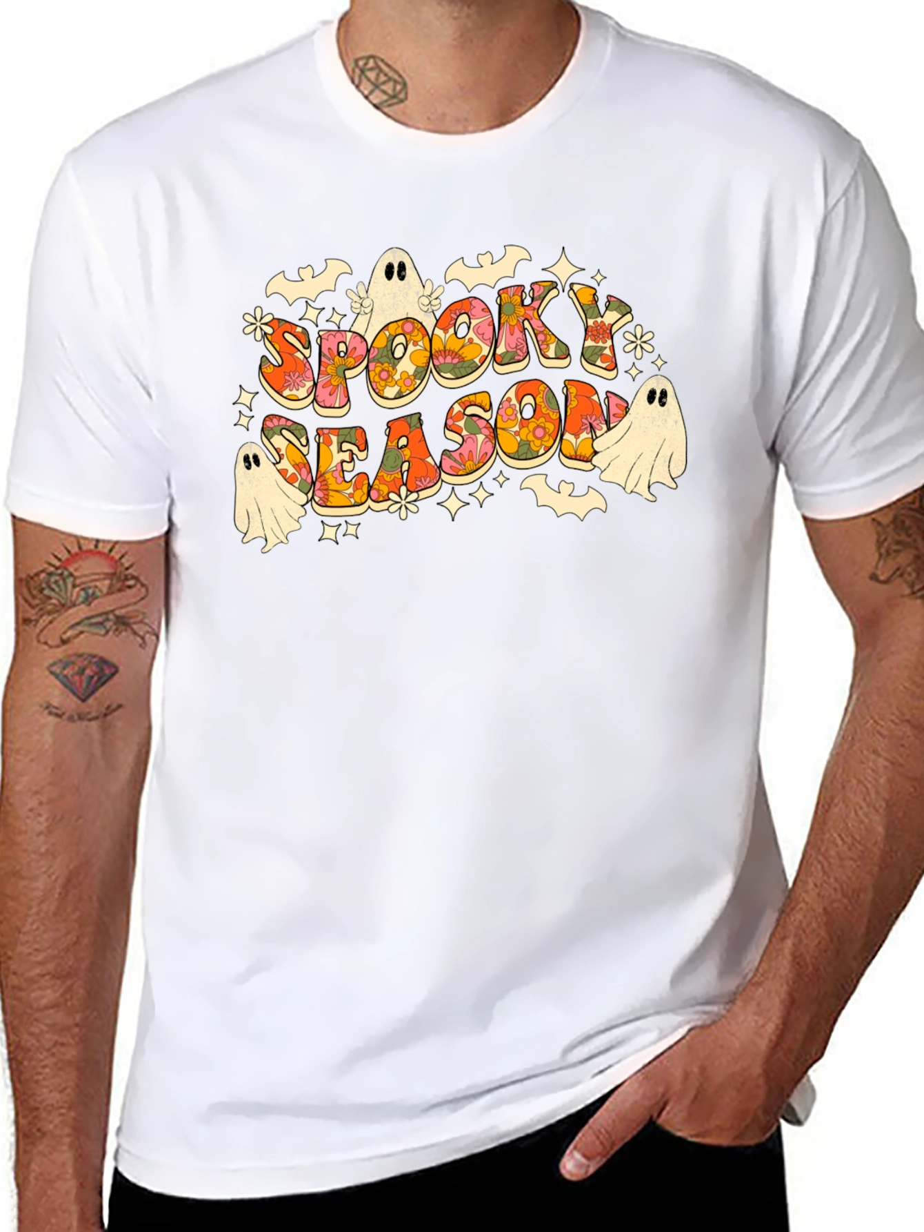 Spooky Season Retro Halloween Graphic T-Shirt