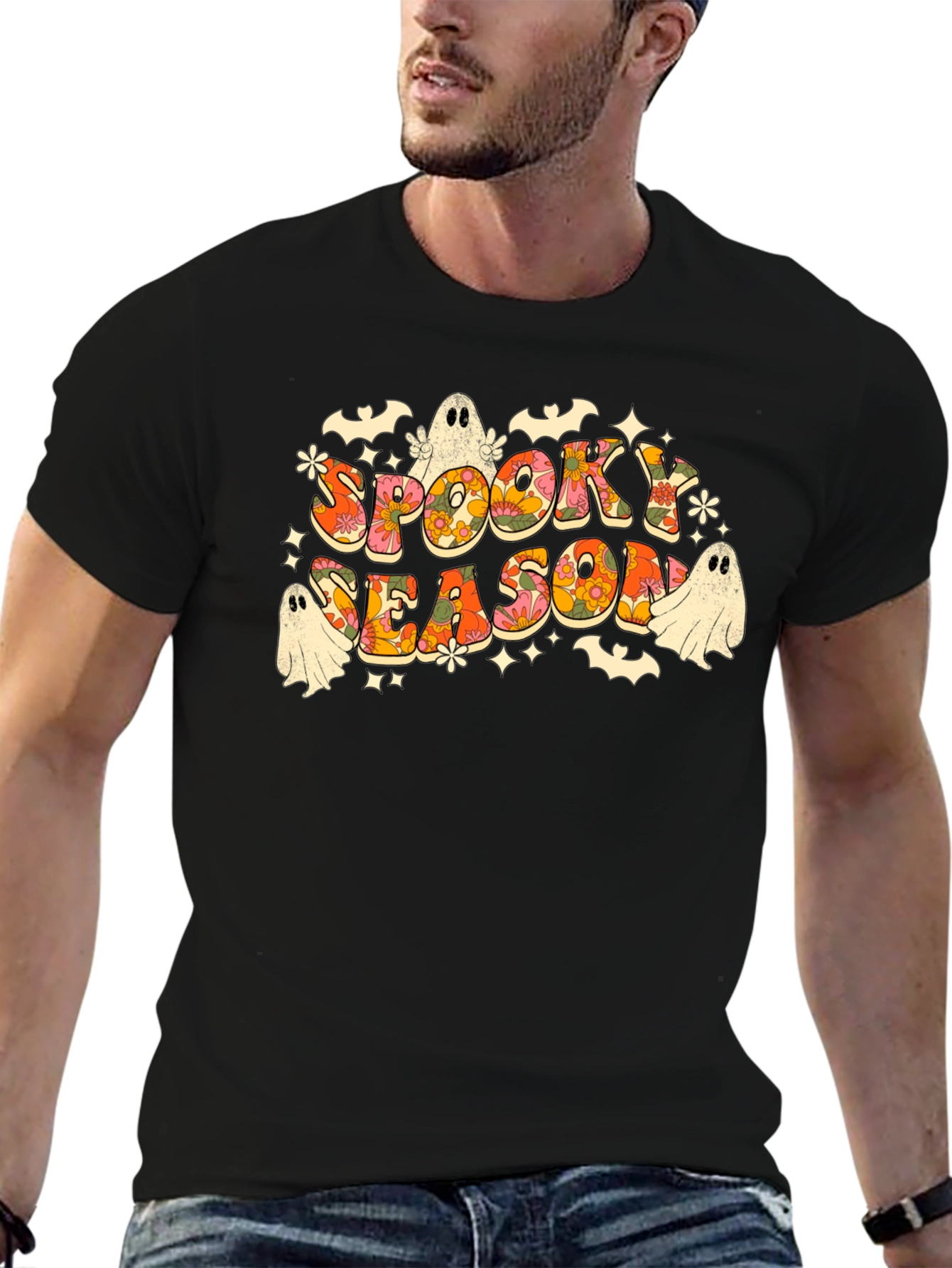 Spooky Season Retro Halloween Graphic T-Shirt