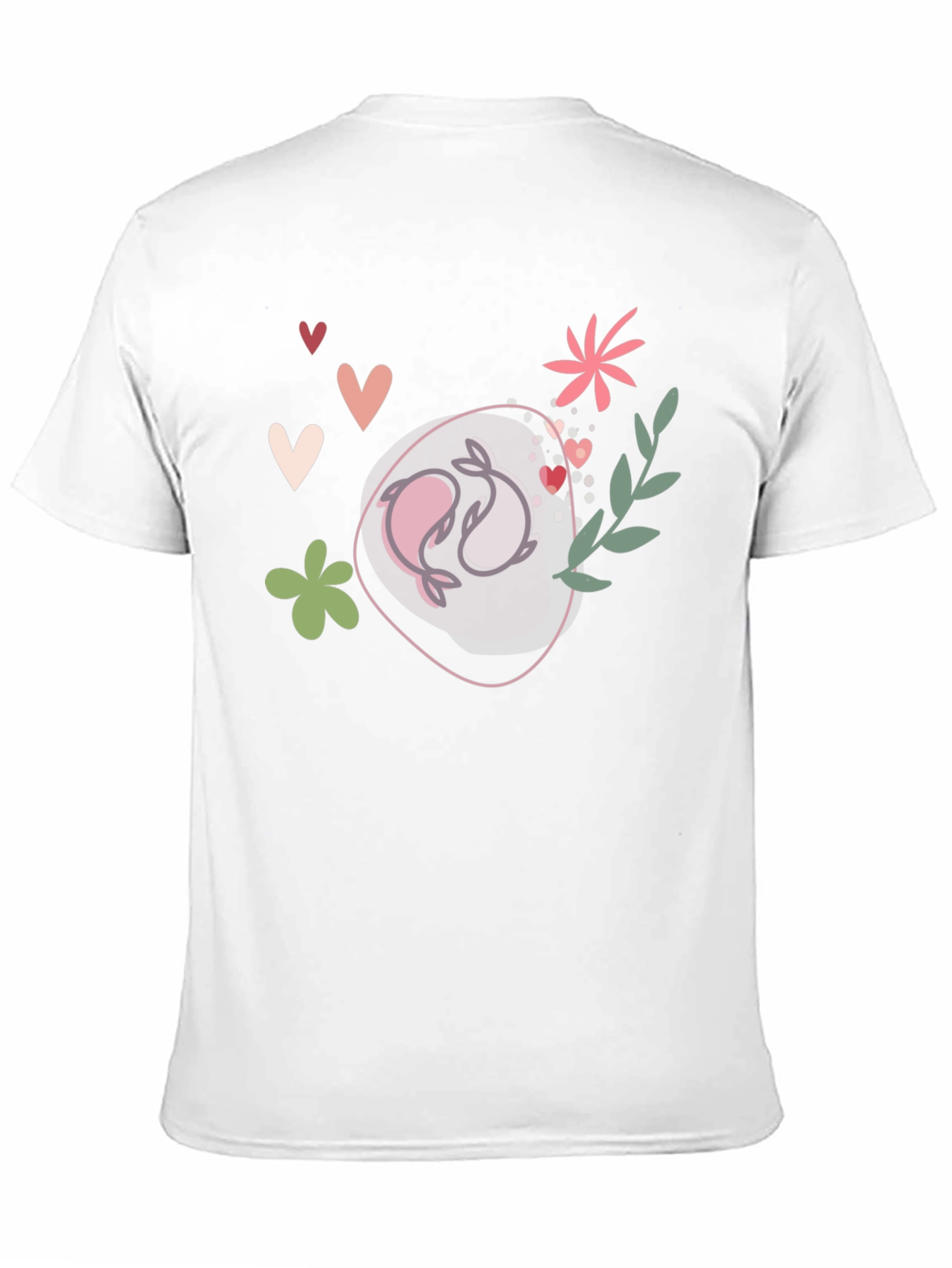Yin Yang Dolphins Graphic Tee