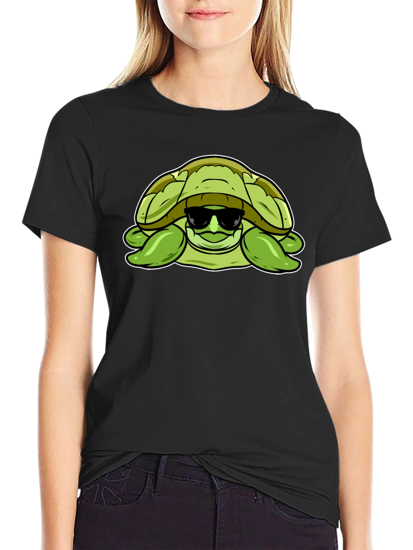 Cool Turtle Graphic T-Shirt