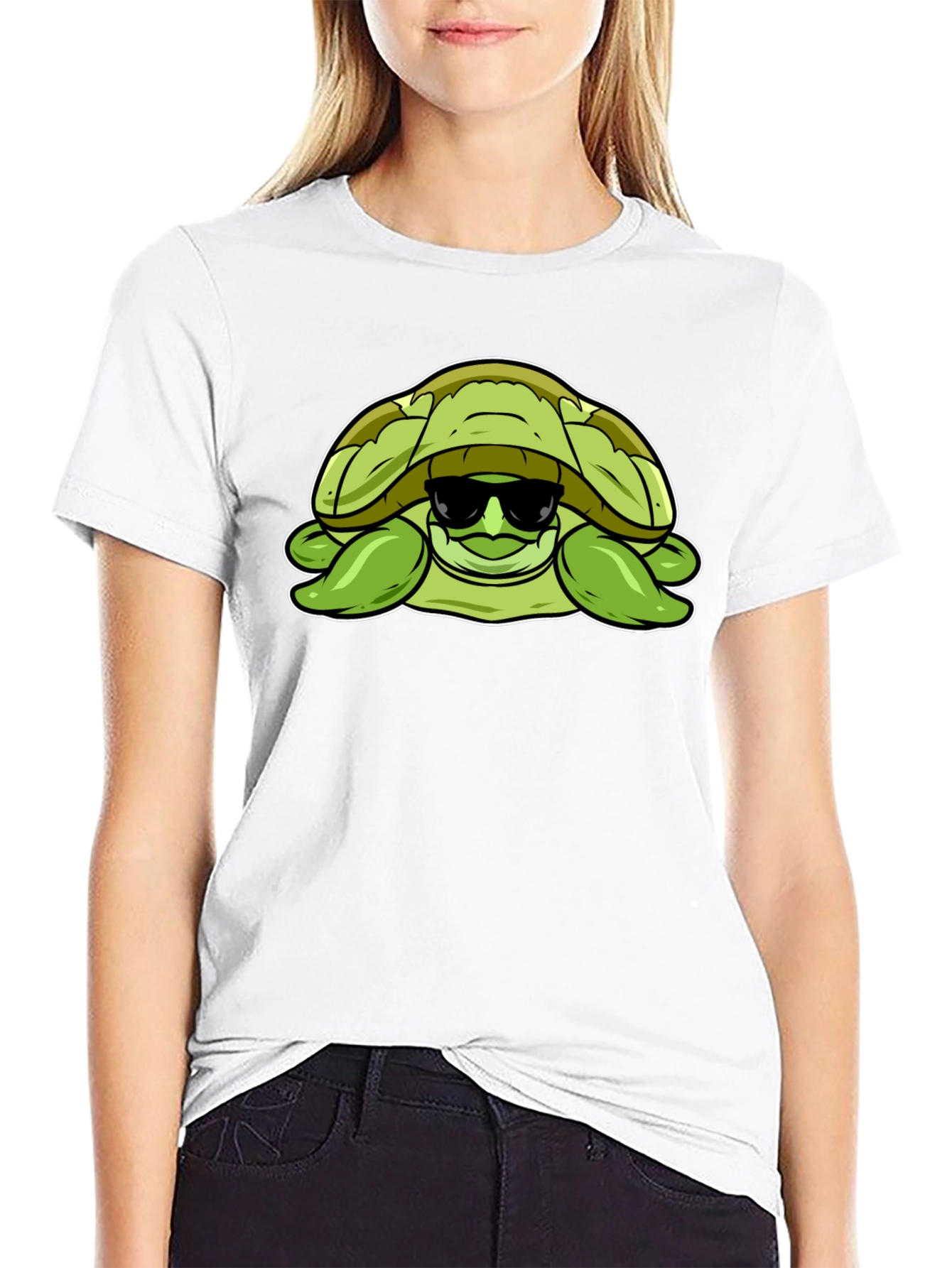 Cool Turtle Graphic T-Shirt