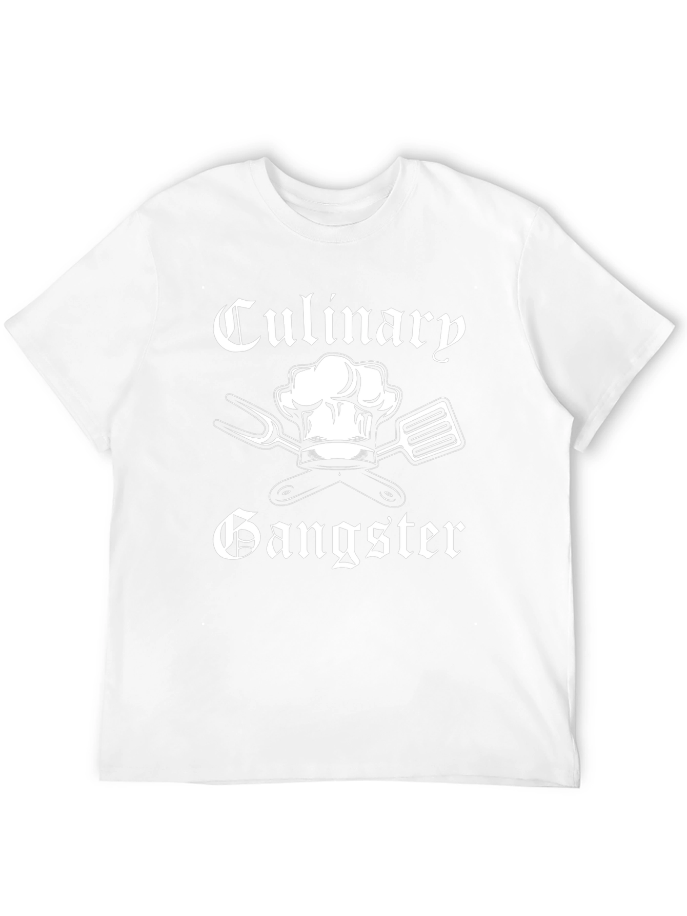 Culinary Gangster Black T-Shirt - Chef Humor