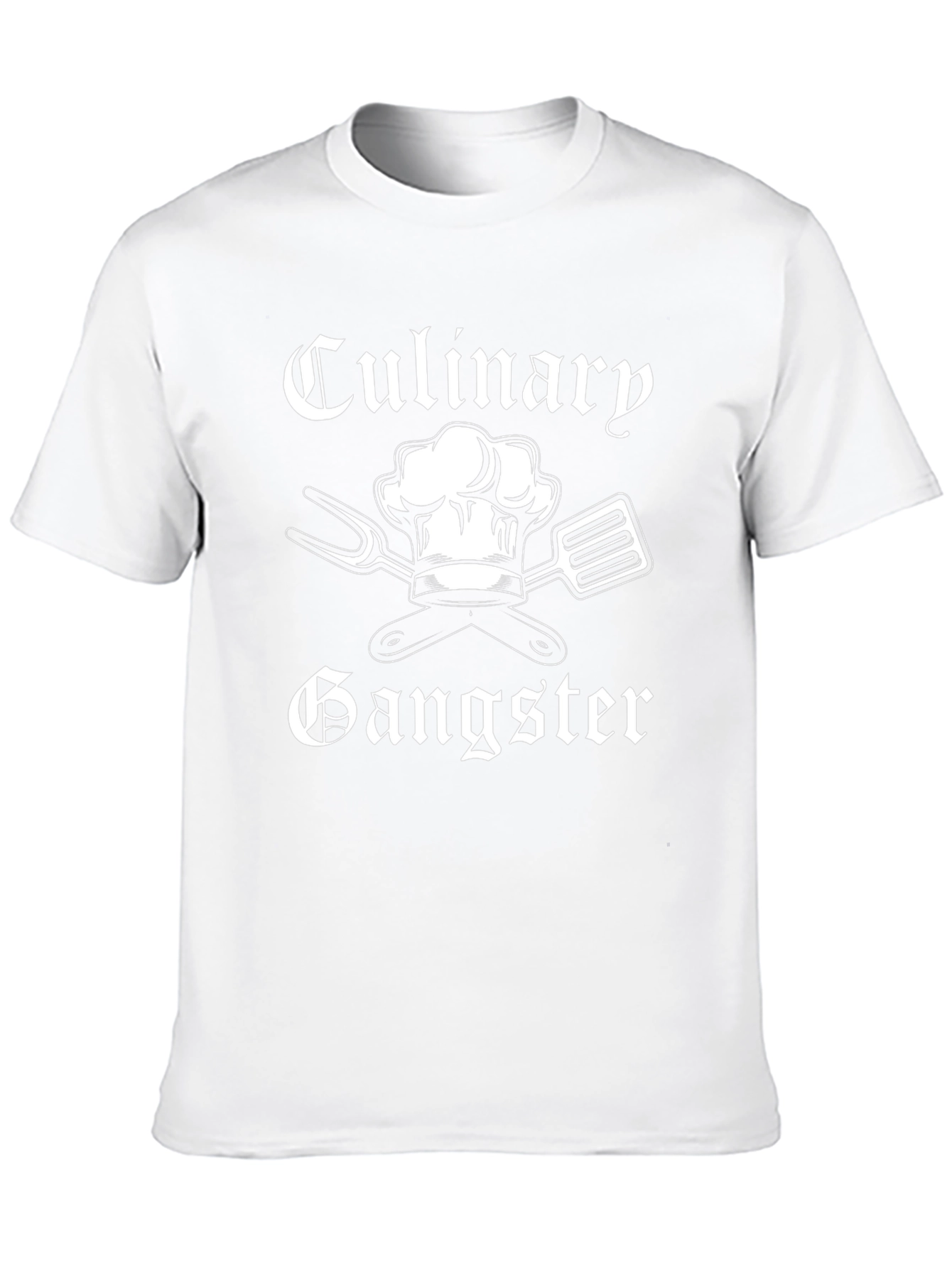 Culinary Gangster Black T-Shirt - Chef Humor