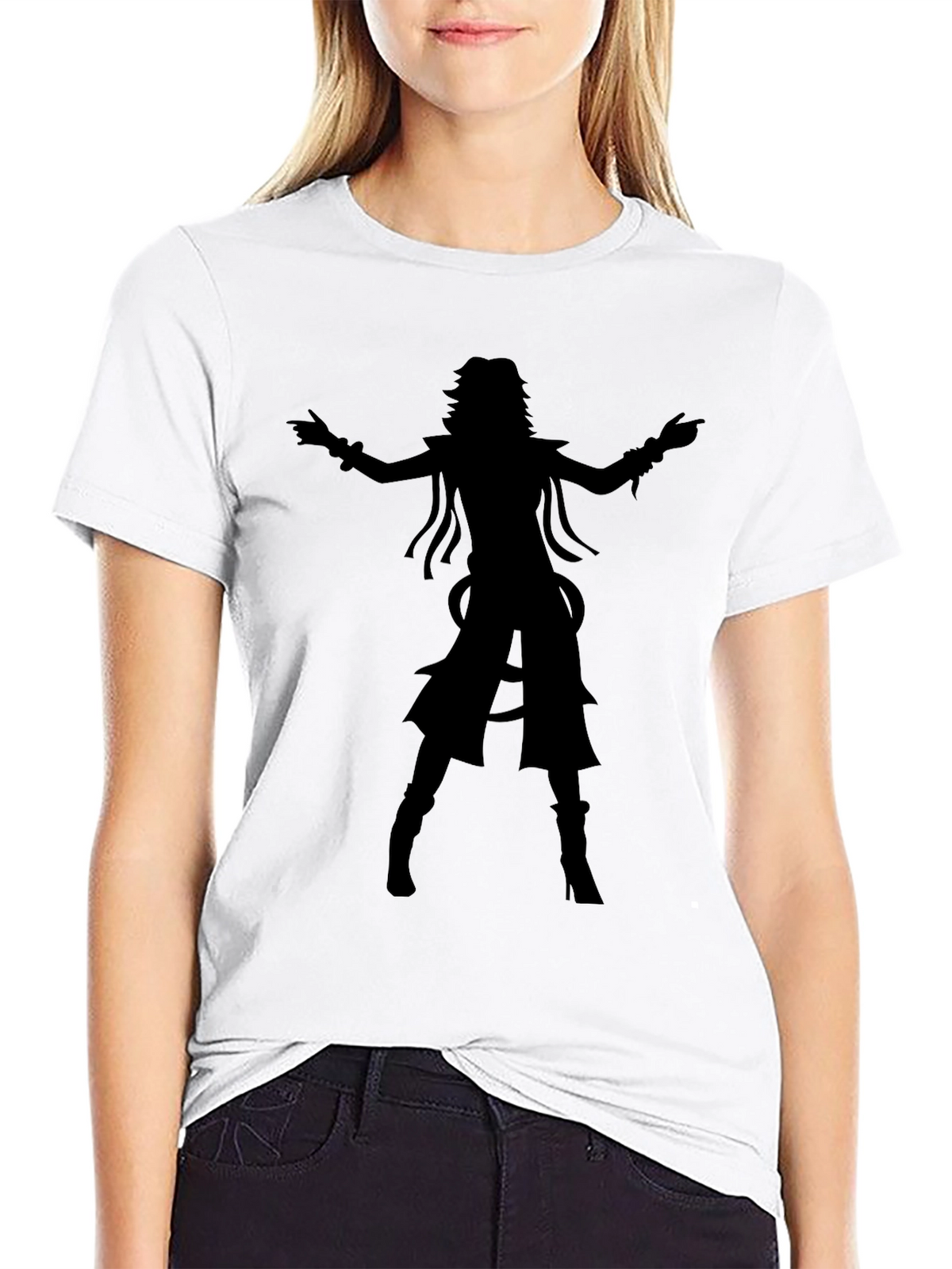 Silhouette Dancer Black T-Shirt