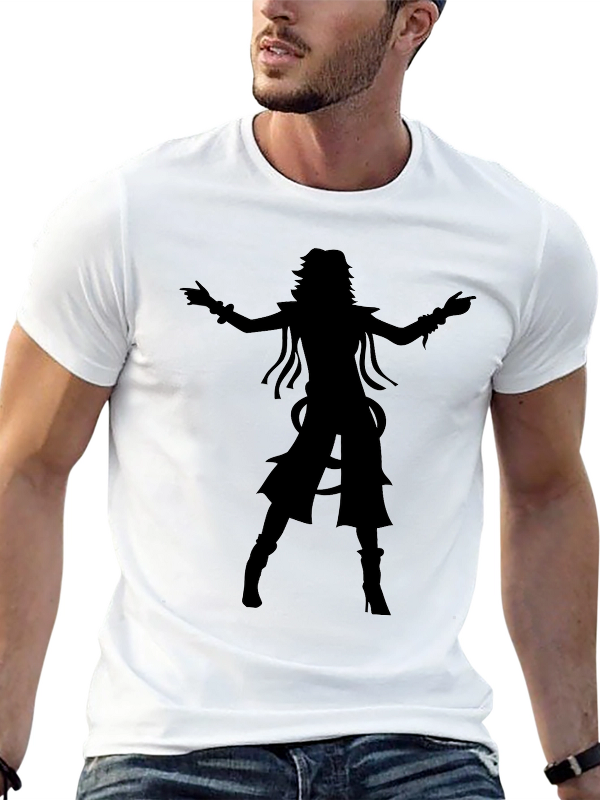 Silhouette Dancer Black T-Shirt