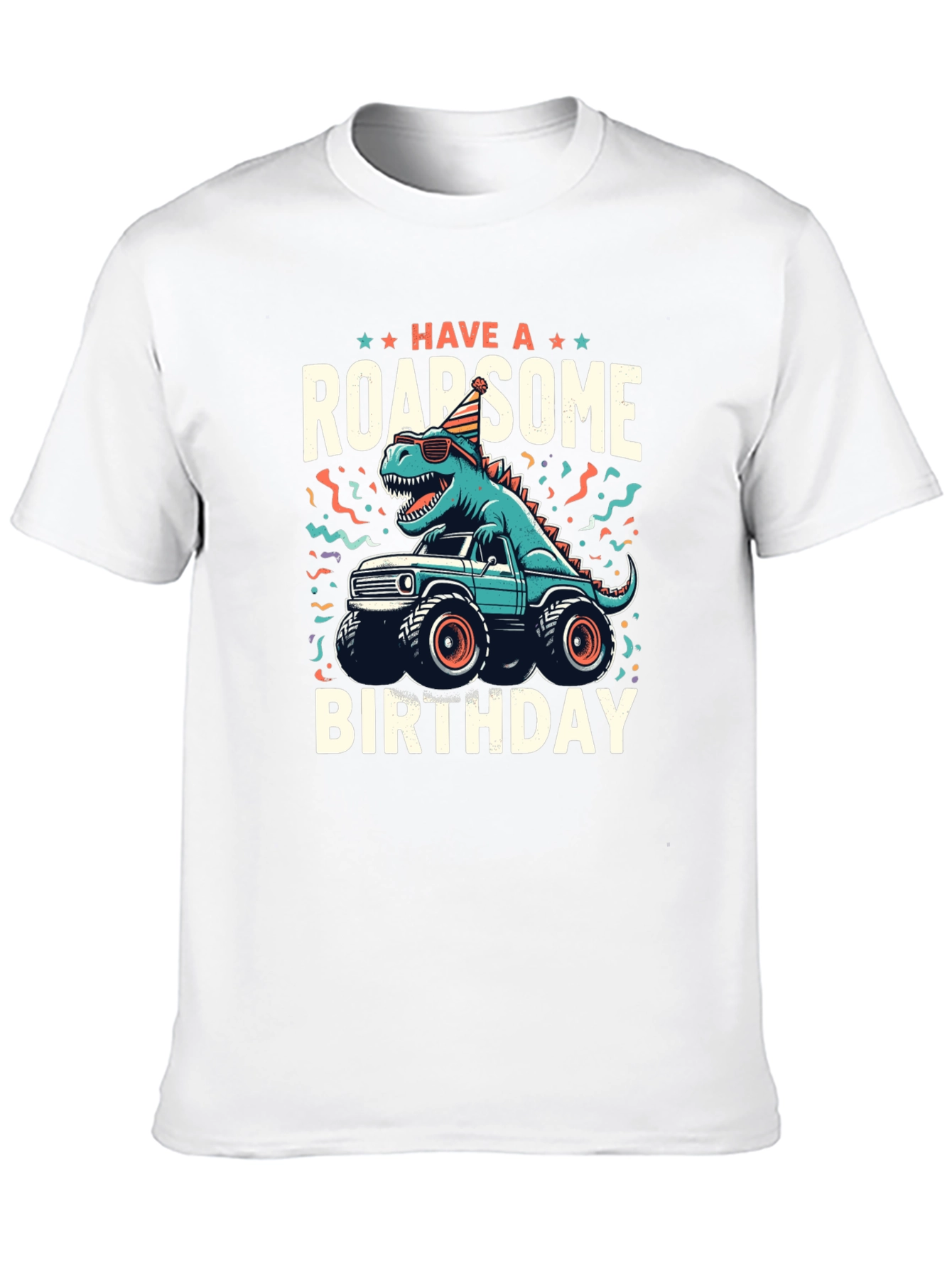 Roarsome Birthday Dinosaur T-Shirt