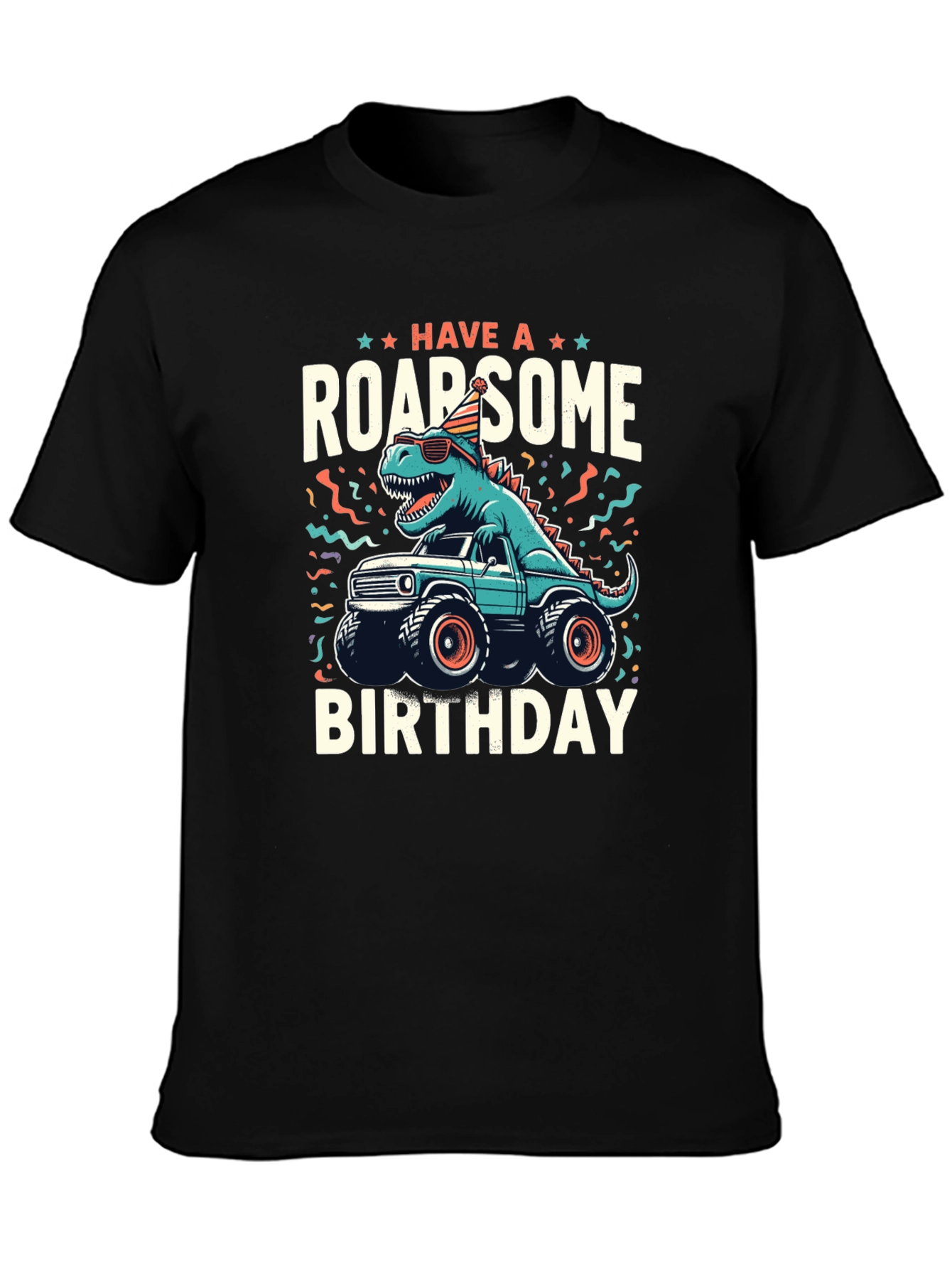 Roarsome Birthday Dinosaur T-Shirt