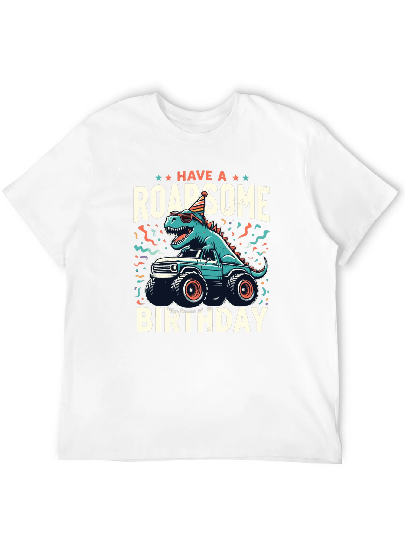 Roarsome Birthday Dinosaur T-Shirt
