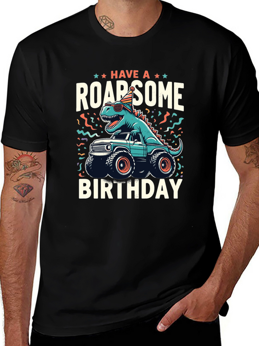 Roarsome Birthday Dinosaur T-Shirt