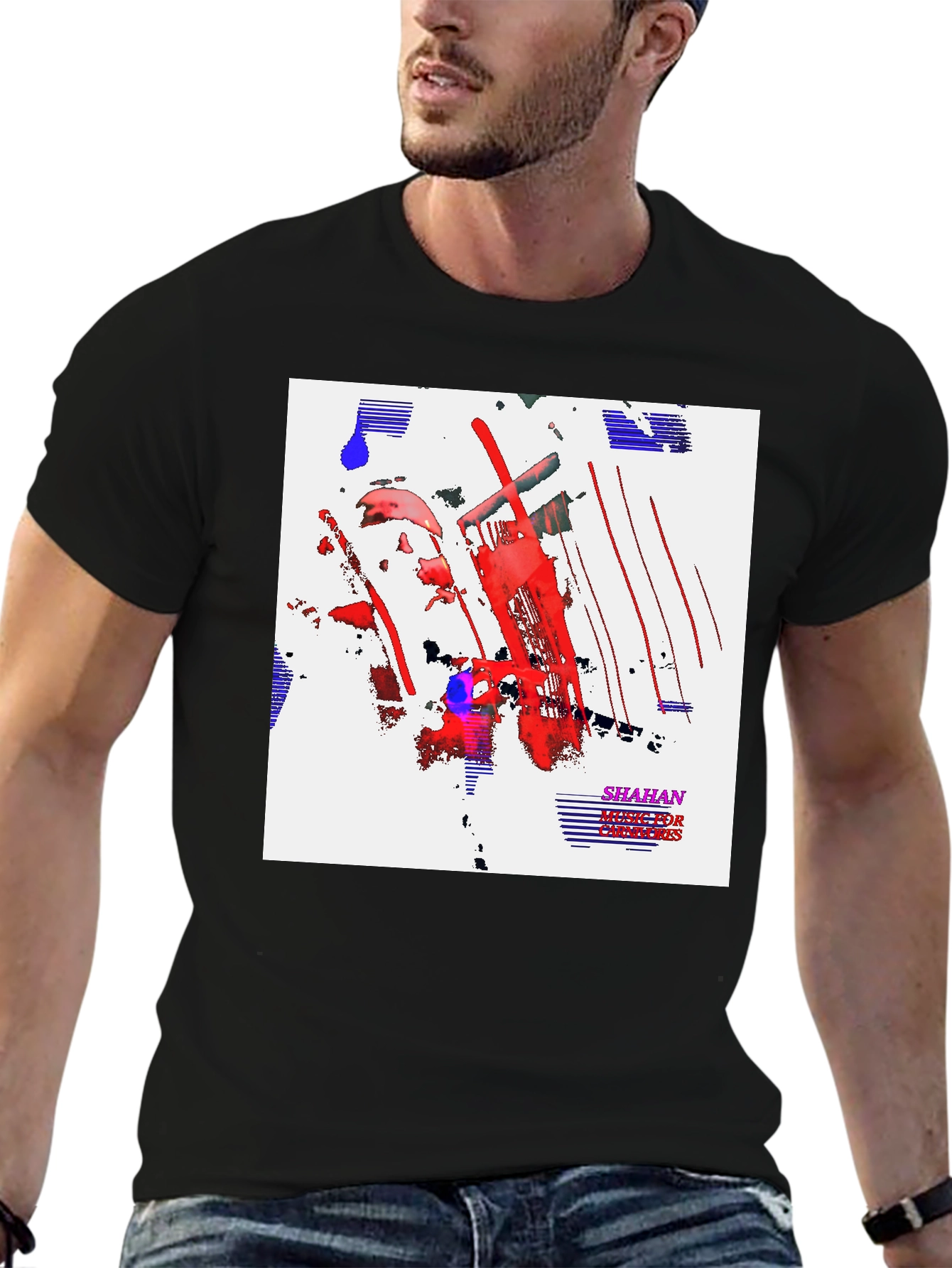 Abstract Graphic Print T-Shirt