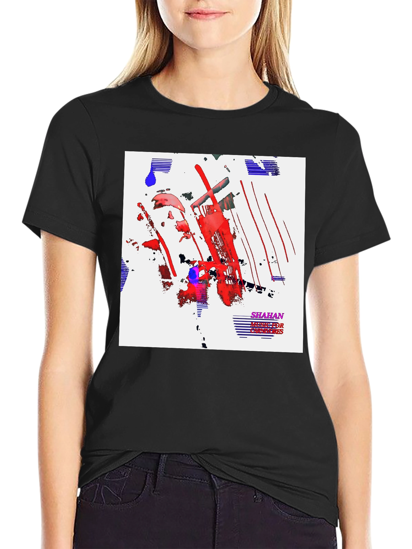 Abstract Graphic Print T-Shirt