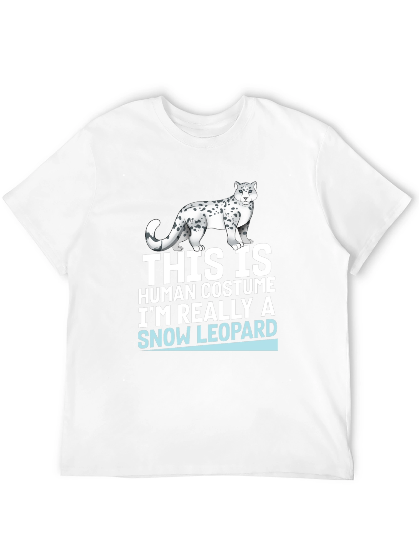 Snow Leopard Human Costume T-Shirt