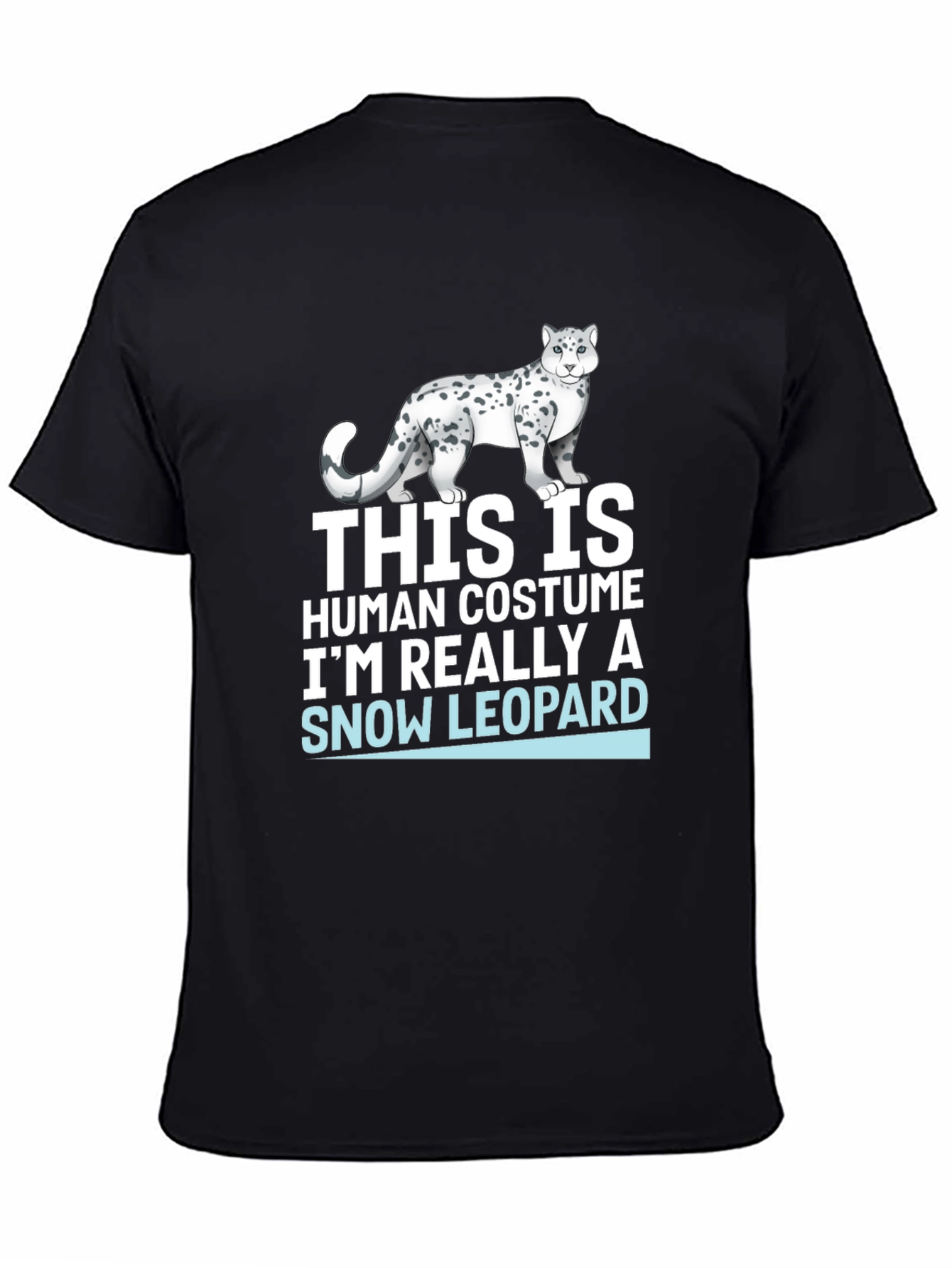 Snow Leopard Human Costume T-Shirt