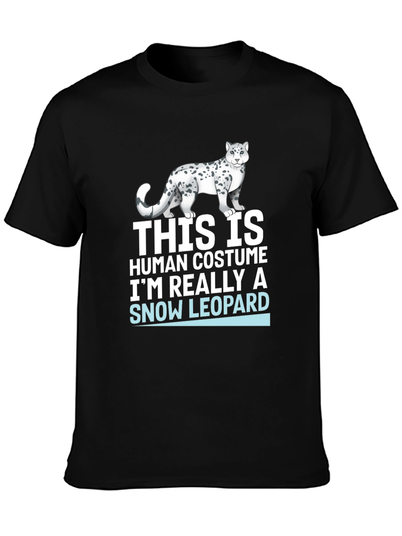 Snow Leopard Human Costume T-Shirt