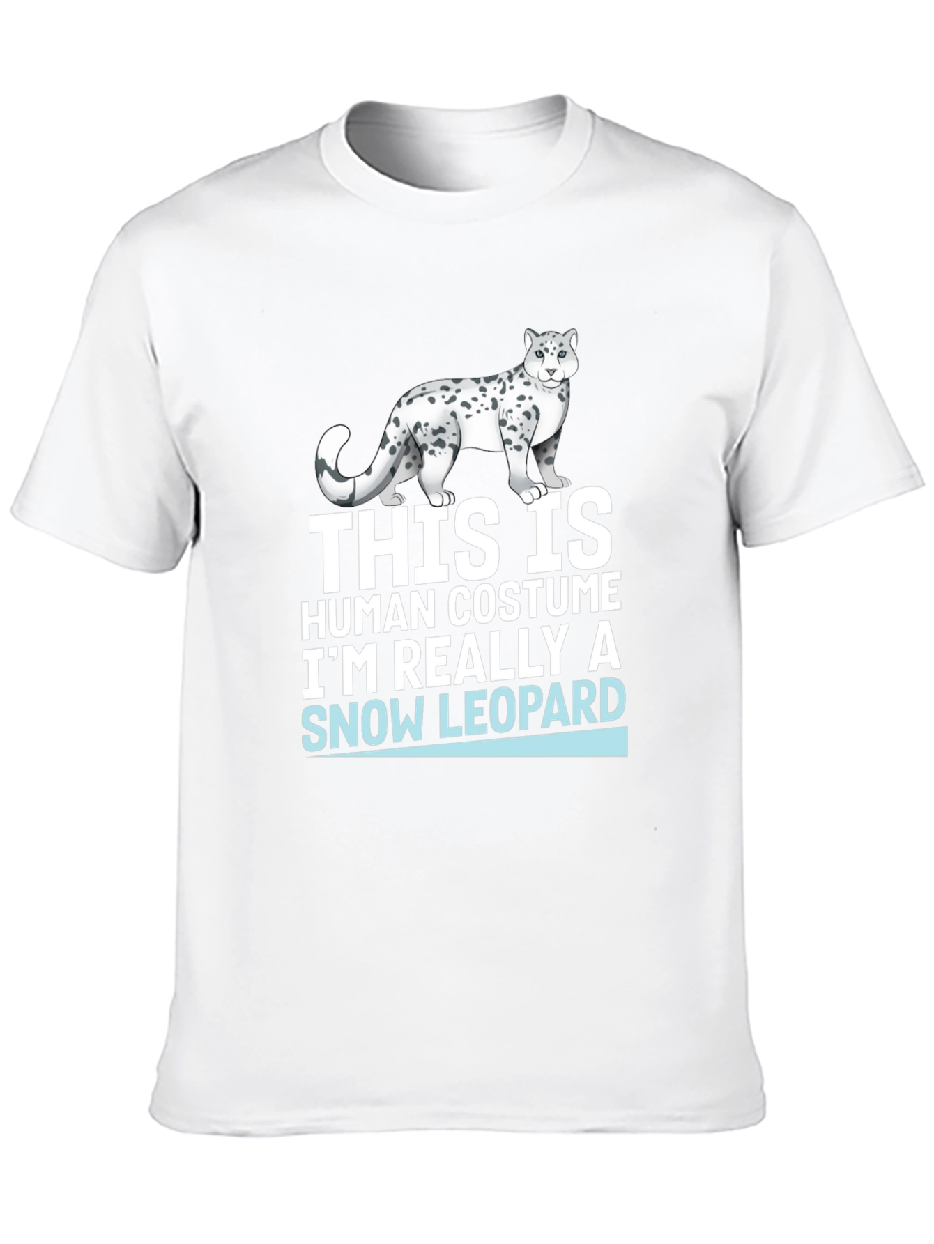 Snow Leopard Human Costume T-Shirt
