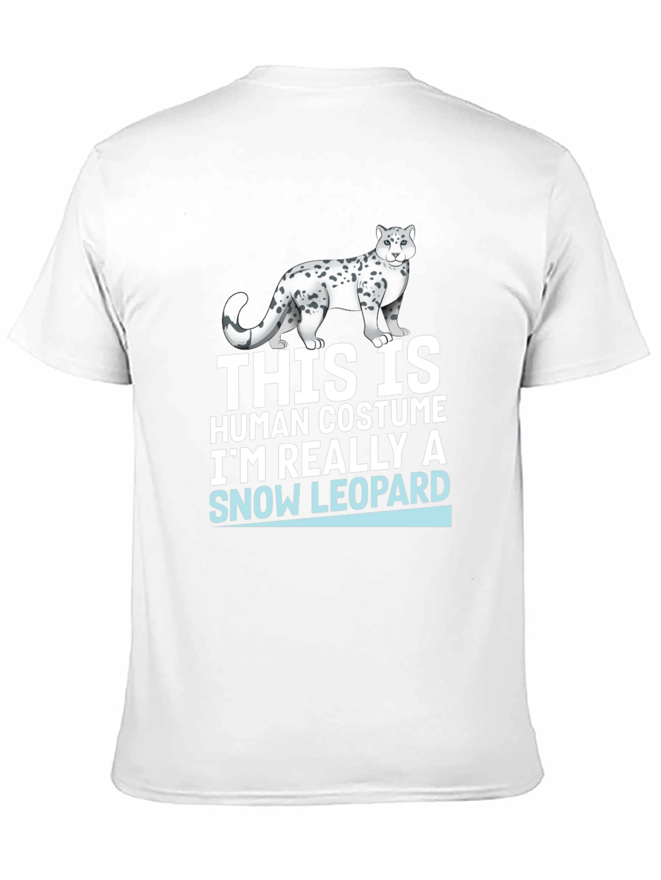 Snow Leopard Human Costume T-Shirt