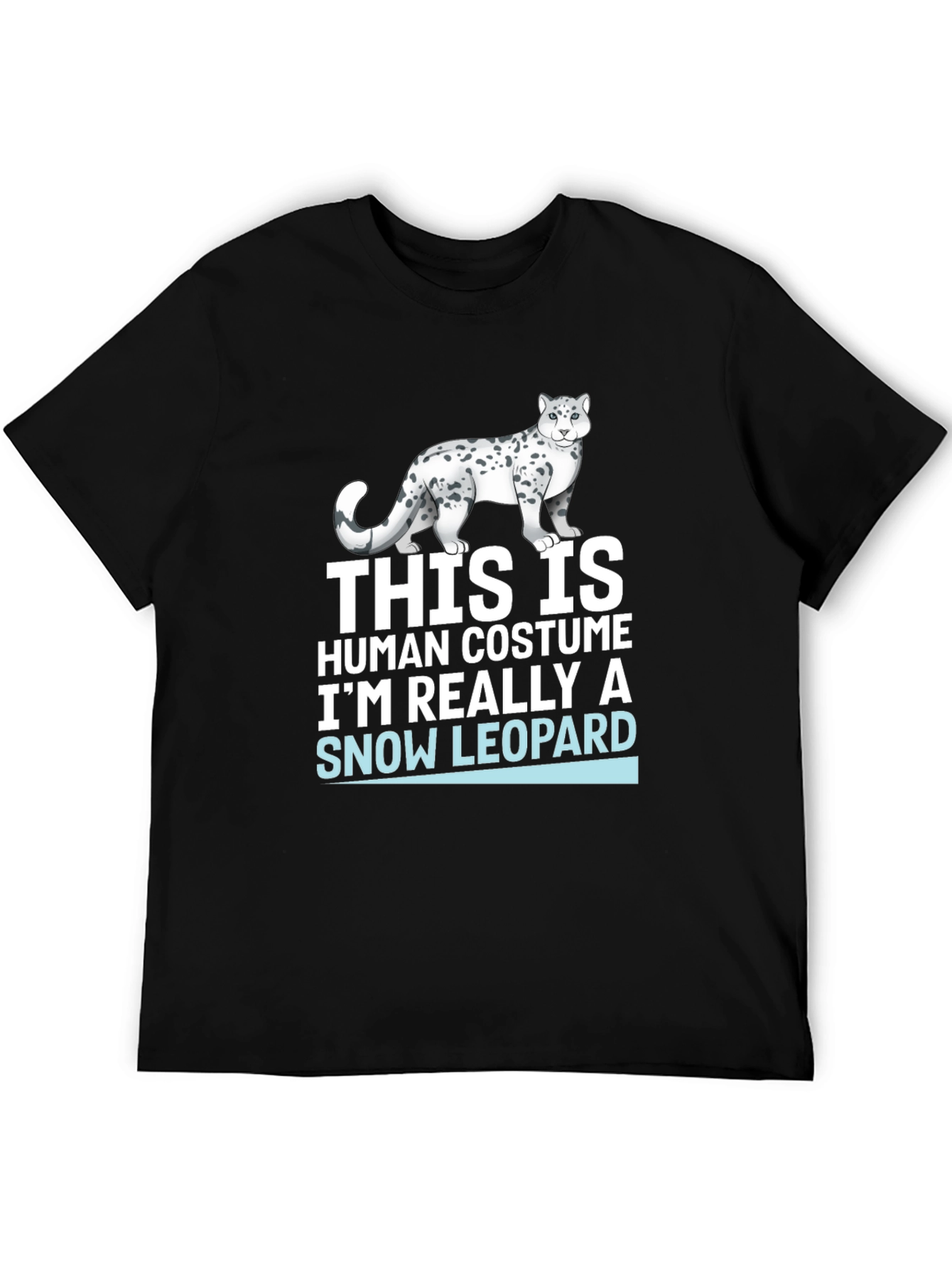 Snow Leopard Human Costume T-Shirt