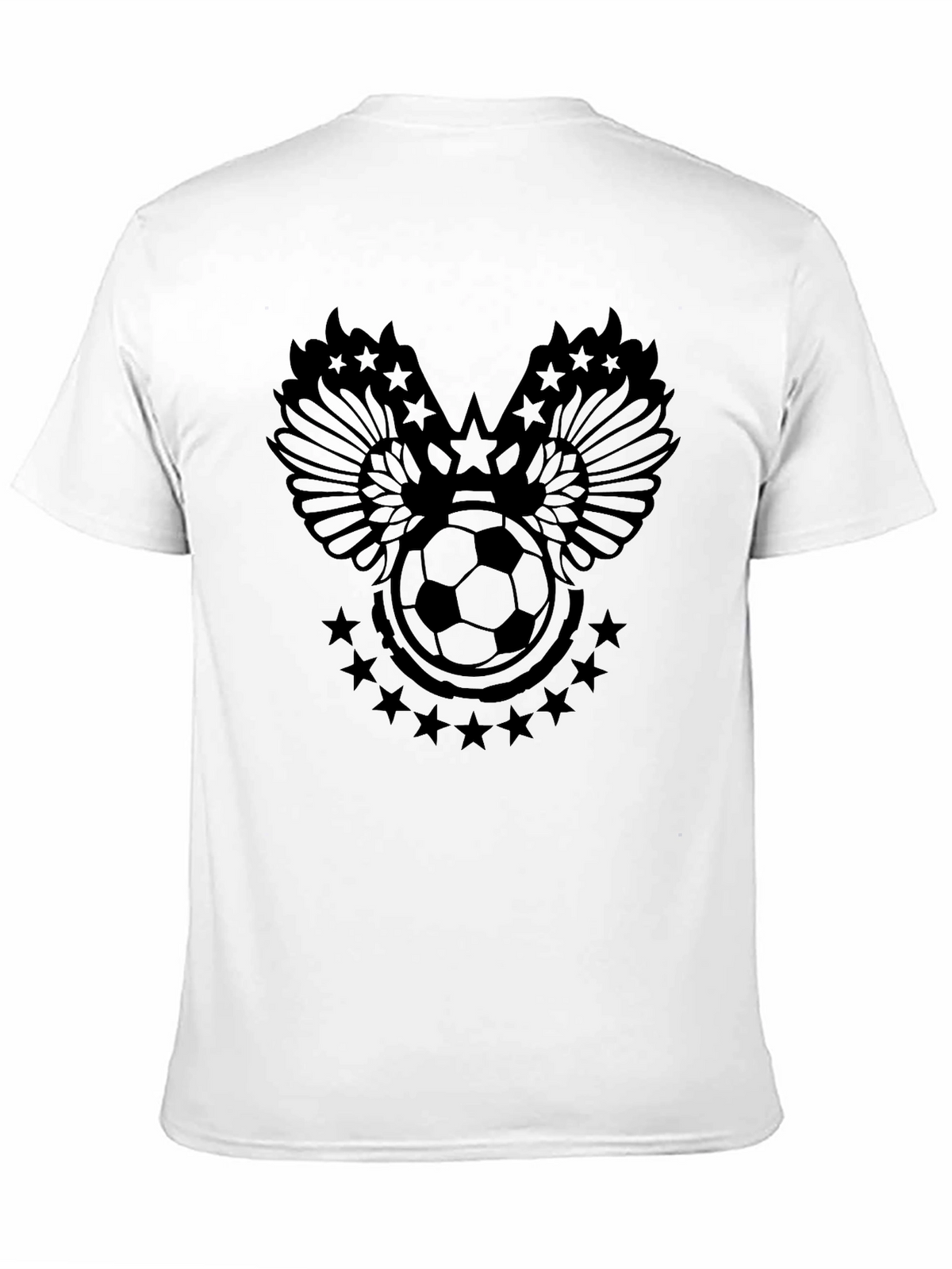 Soccer Ball Wings T-Shirt - Sporty Design