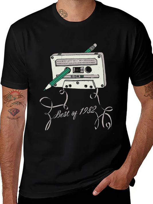 Retro Cassette Tape T-Shirt - Best of 1982