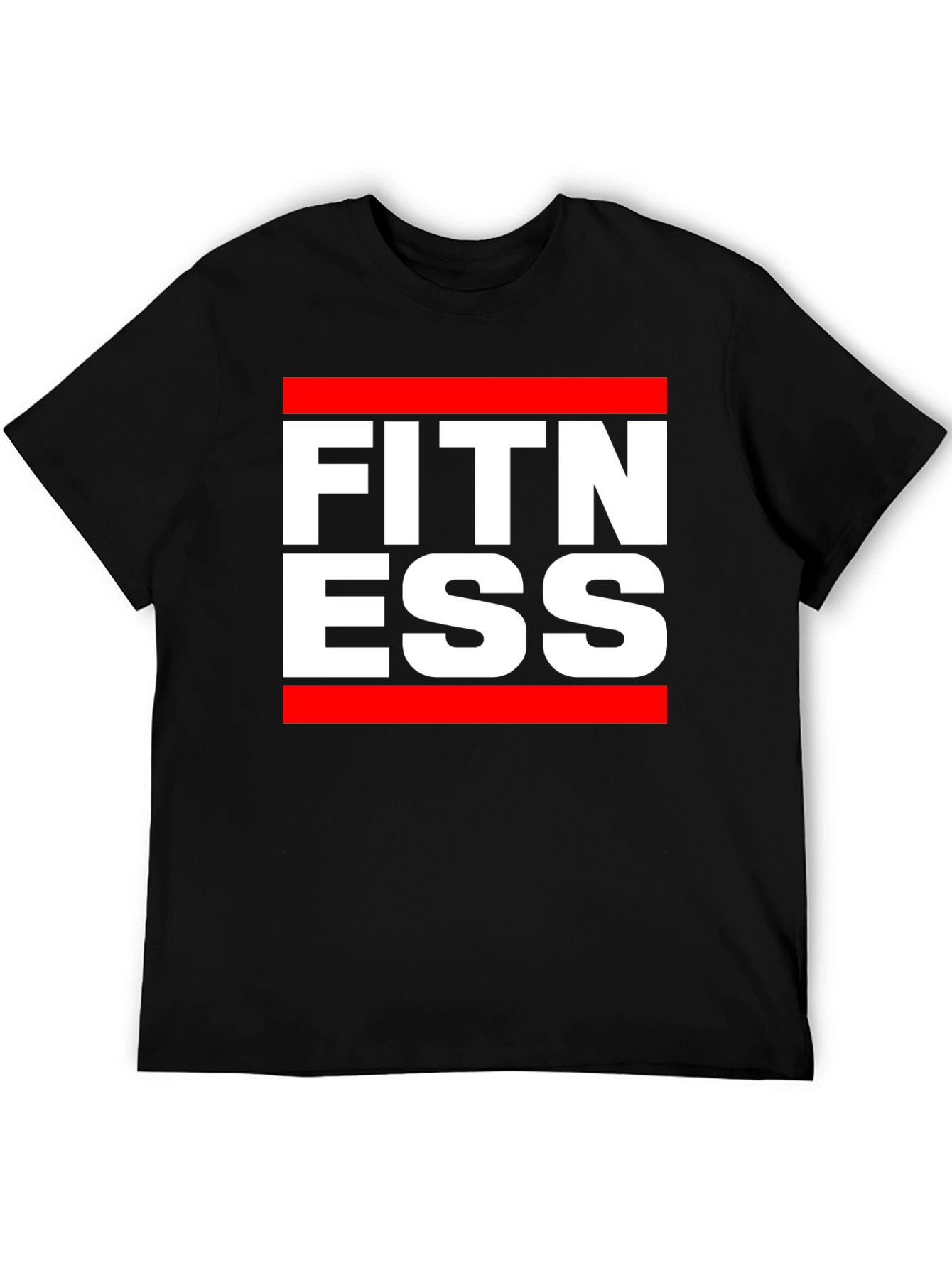 Fitness Graphic Tee - Black