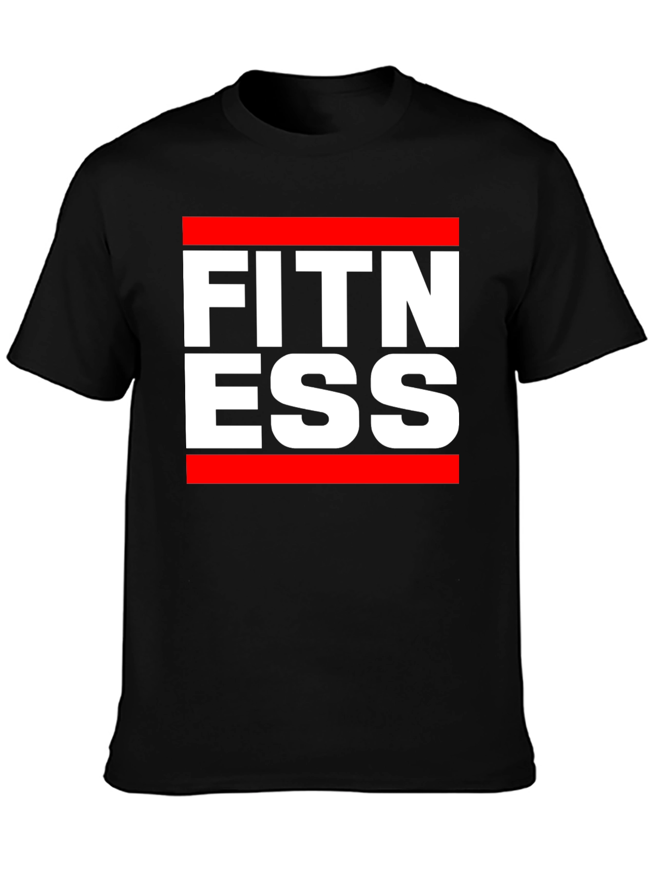 Fitness Graphic Tee - Black
