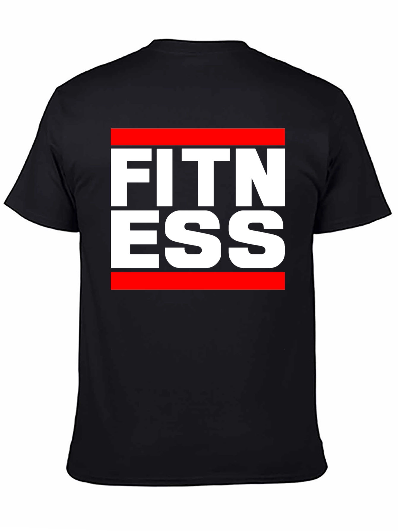 Fitness Graphic Tee - Black