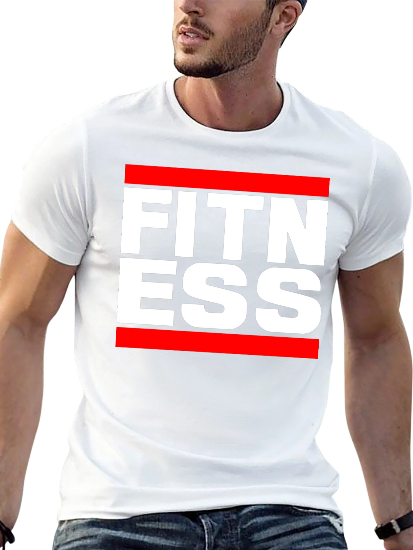Fitness Graphic Tee - Black