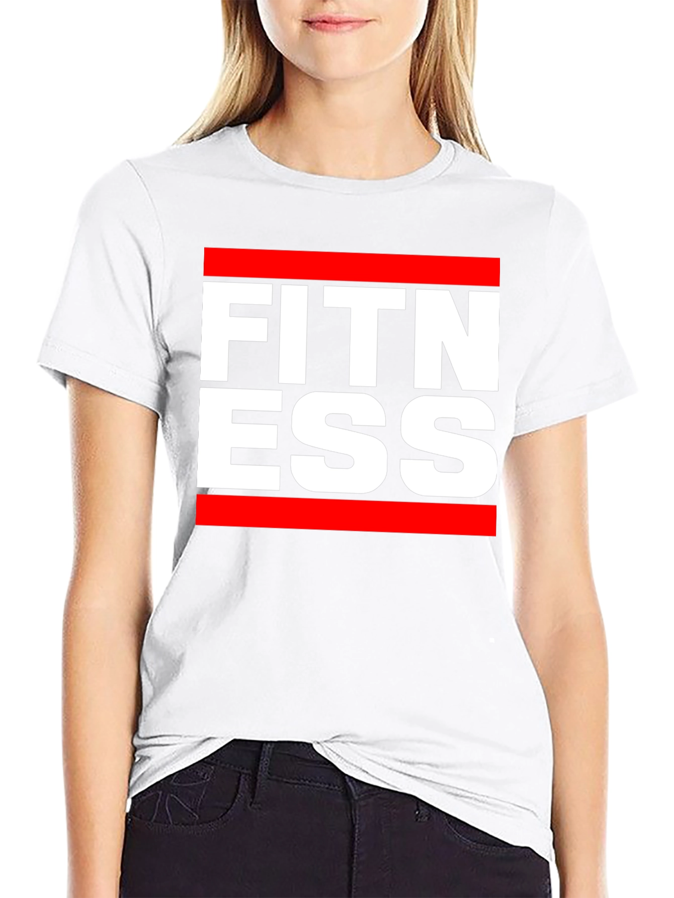 Fitness Graphic Tee - Black