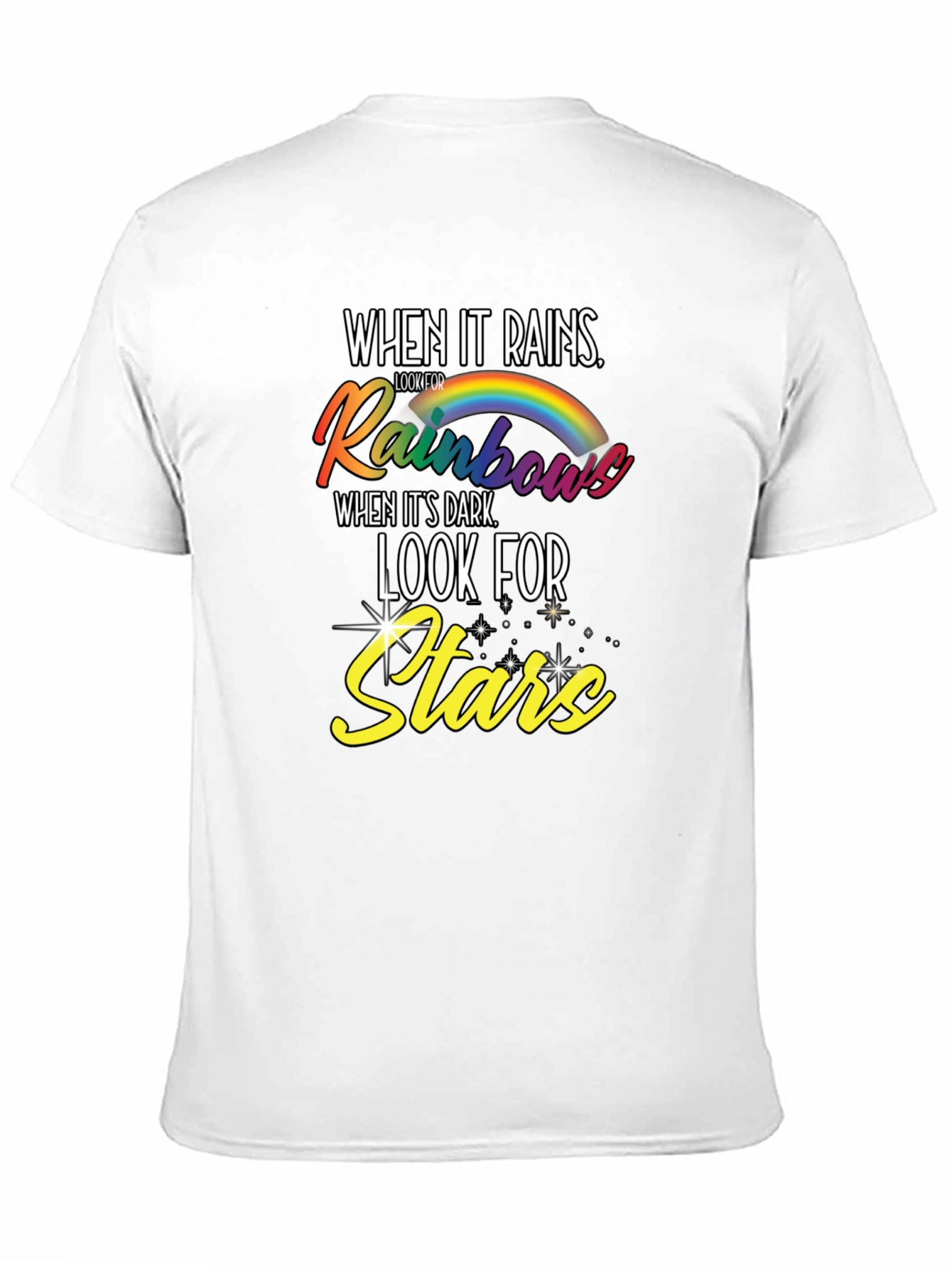 Rainbows and Stars Graphic T-Shirt