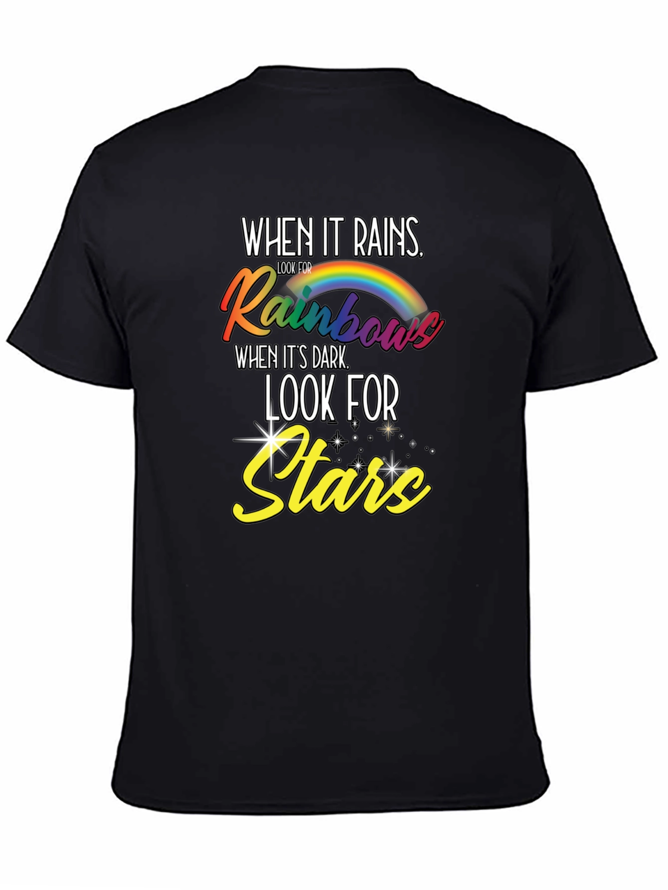 Rainbows and Stars Graphic T-Shirt